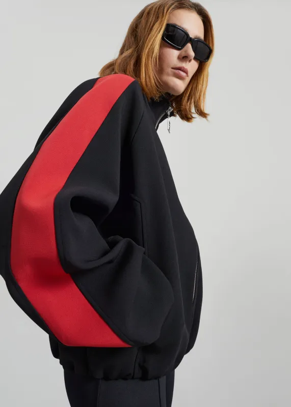 Pieces Uniques The Zayn Track Jacket - Black made by Frankie Shop