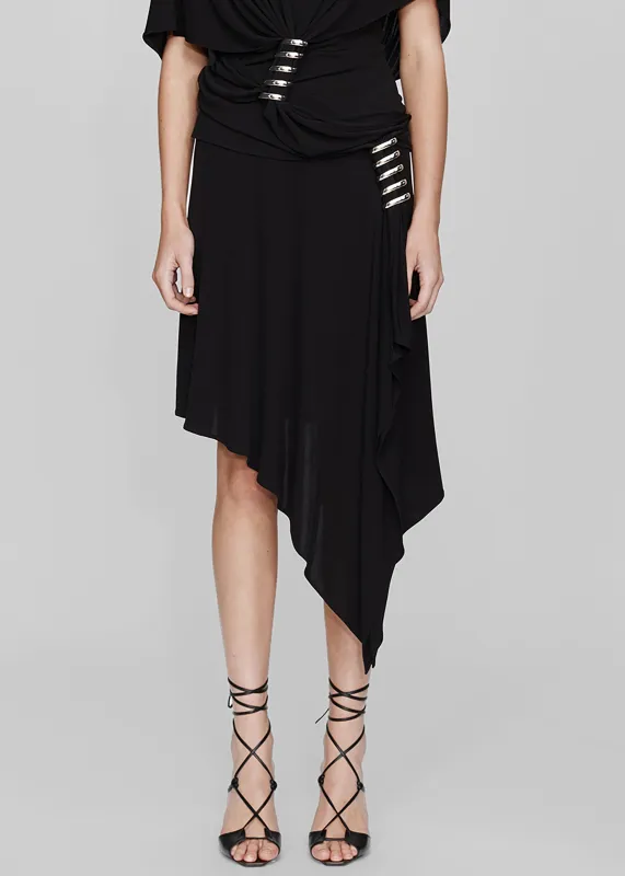 Christopher Esber Coiled Jersey Skirt - Black sold by Frankie Shop