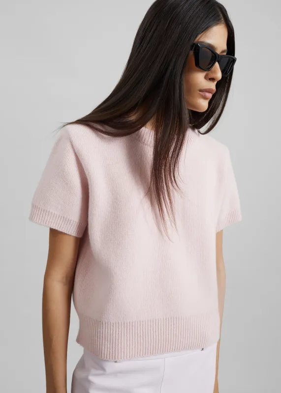 Sona Wool Knit Top - Pink sold by Frankie Shop