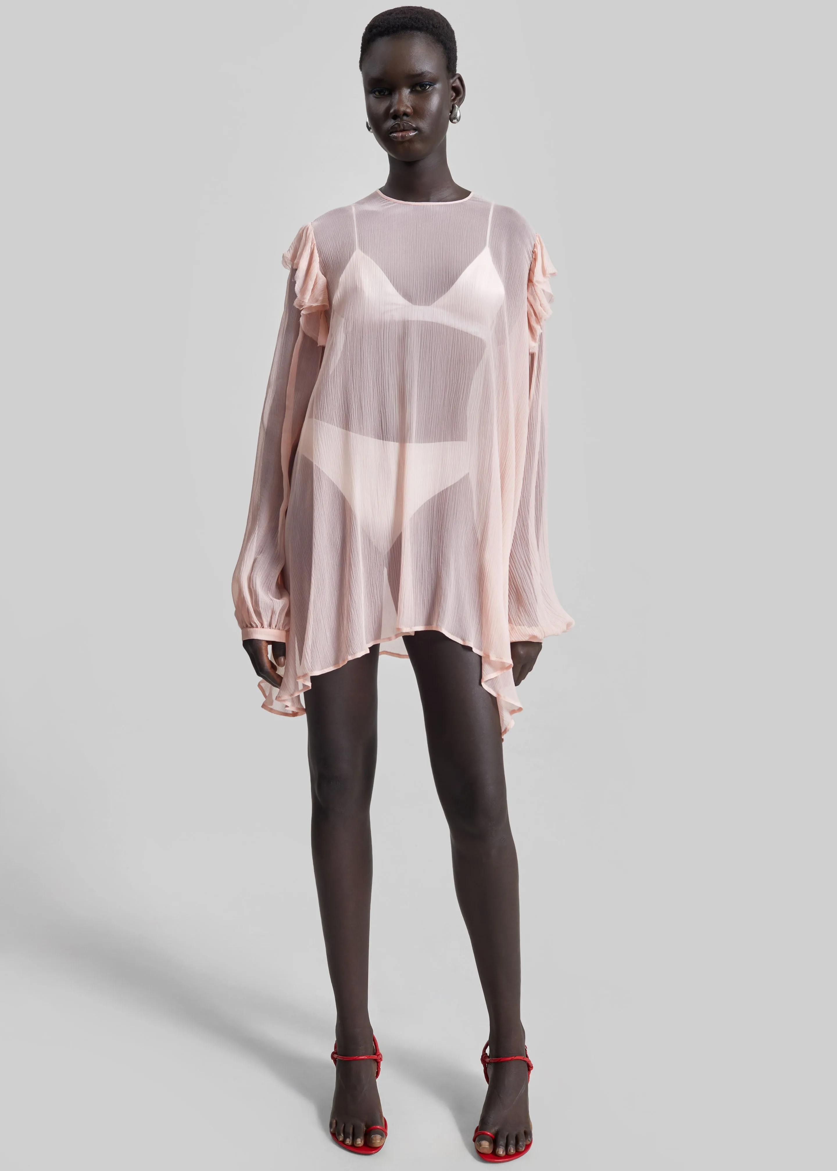 Matin Varese Mini Dress - Palest Pink sold by Frankie Shop product image thumbnail 3
