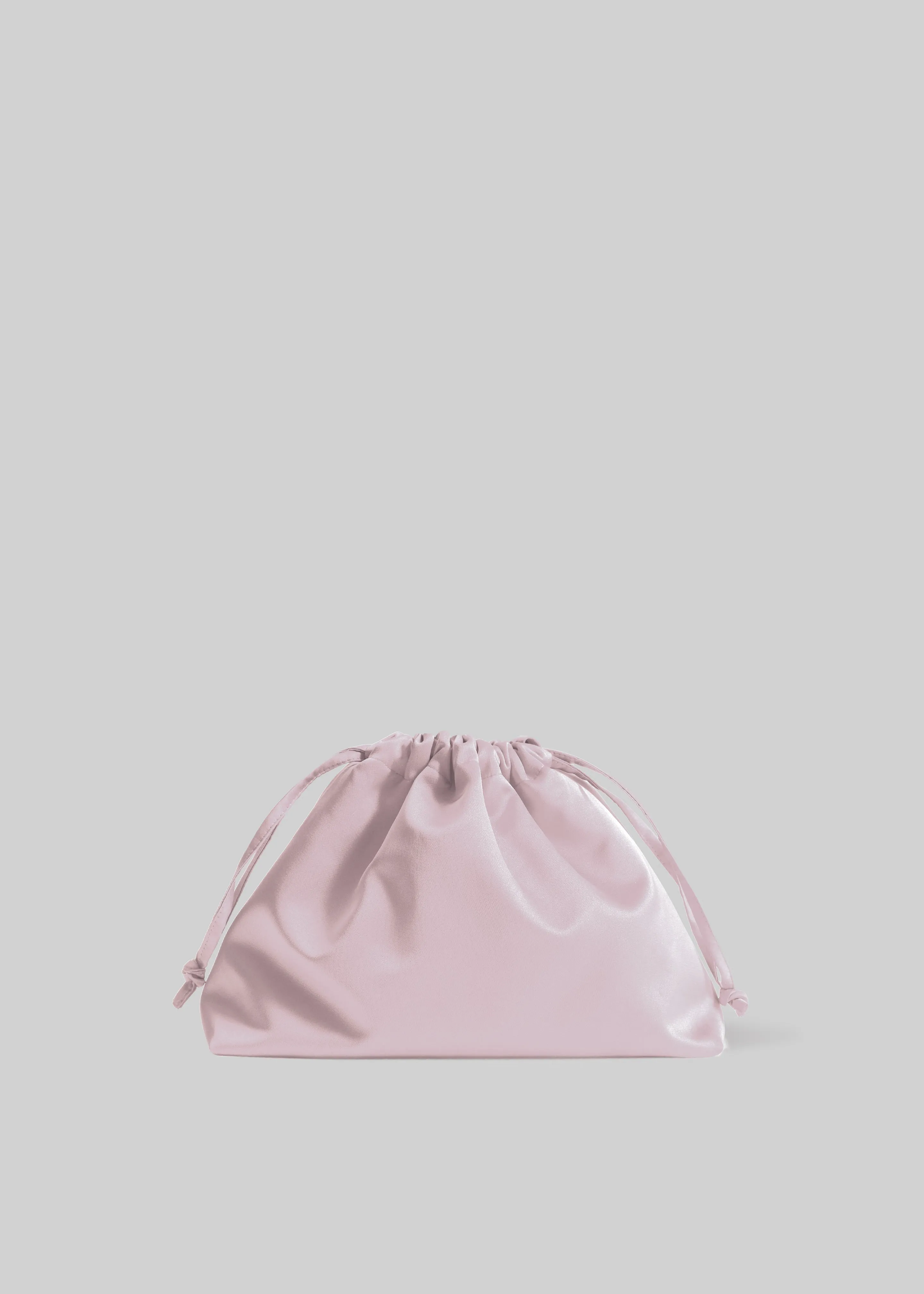 Morgan Satin Small Pouch - Faded Pink sold by Frankie Shop product image thumbnail 3