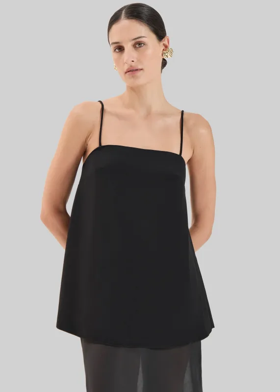 Solaqua Camilla Top - Noir made by Frankie Shop