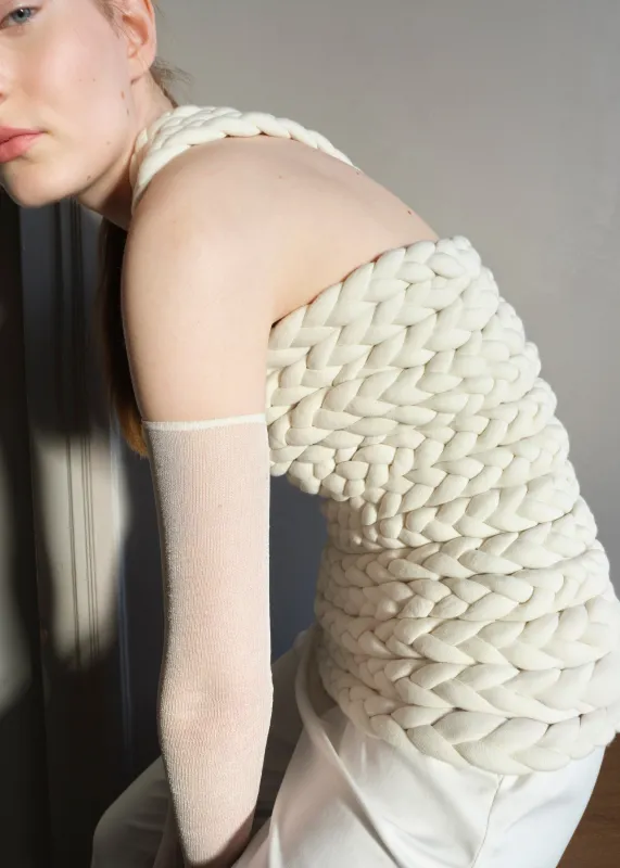 Bevza Tisto Top - Ivory made by Bevza