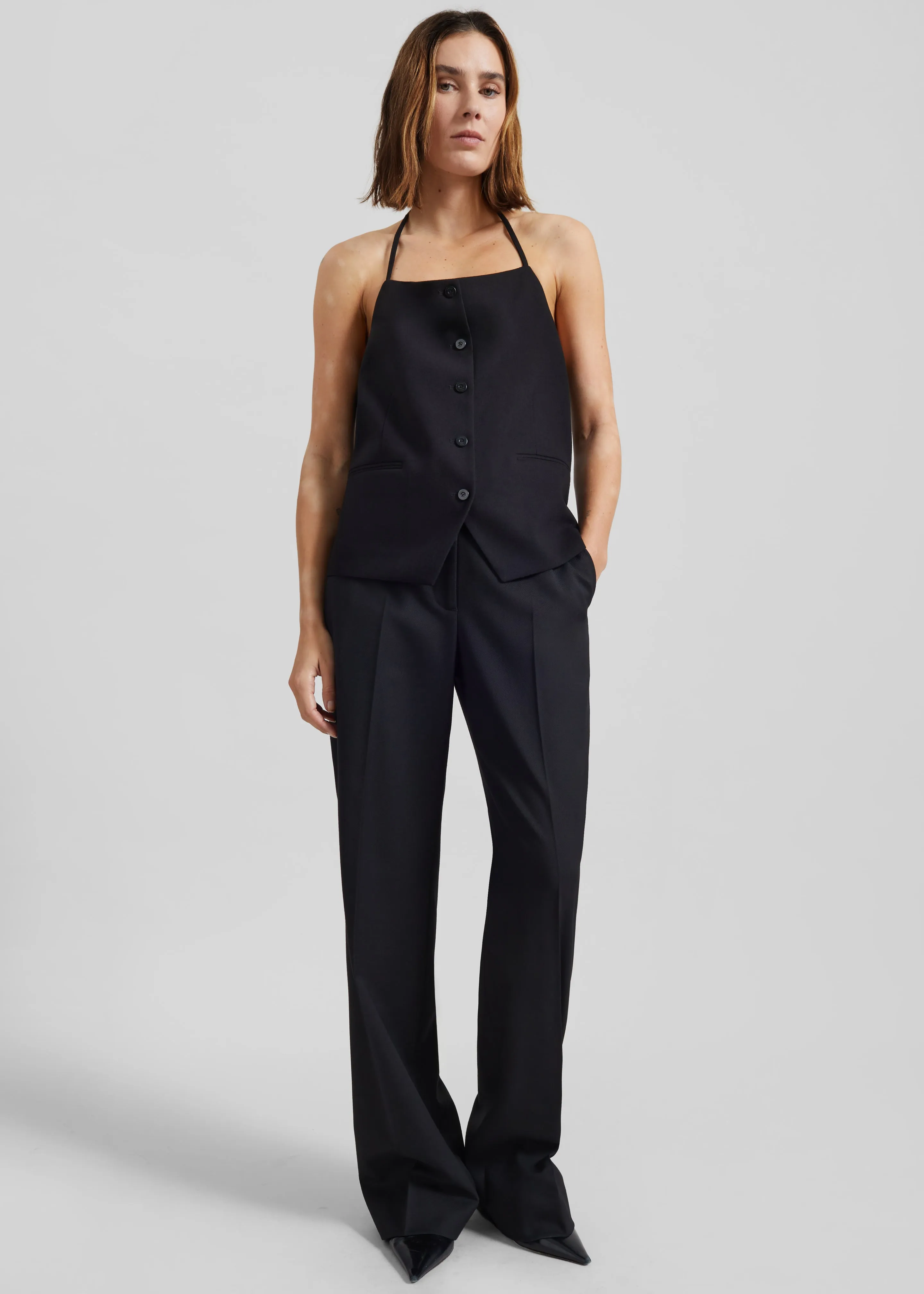 Melwin Halter Vest - Black sold by Frankie Shop product image thumbnail 4