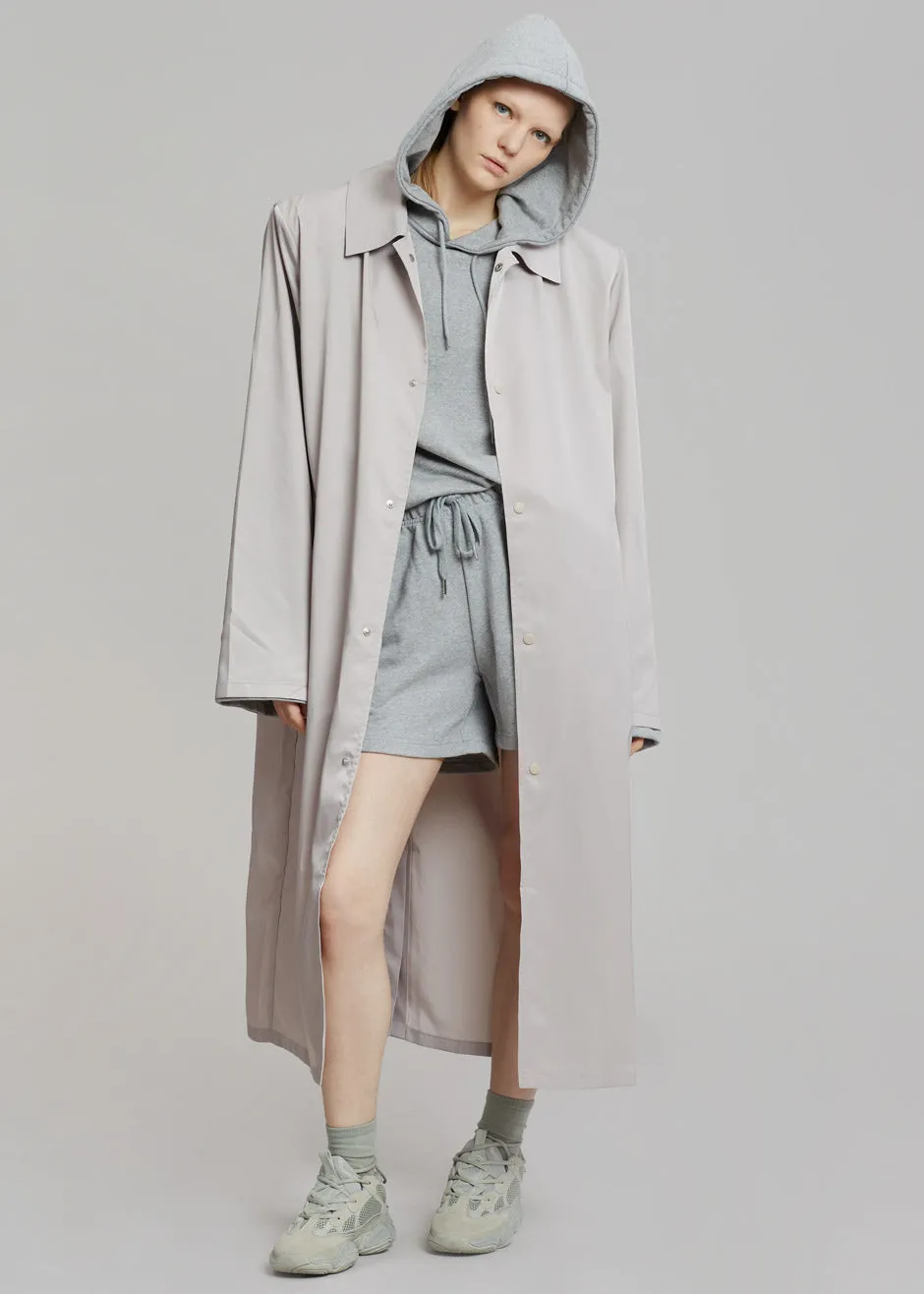 Eddie Statement Shoulder Coat - Oyster sold by Frankie Shop product image thumbnail 2