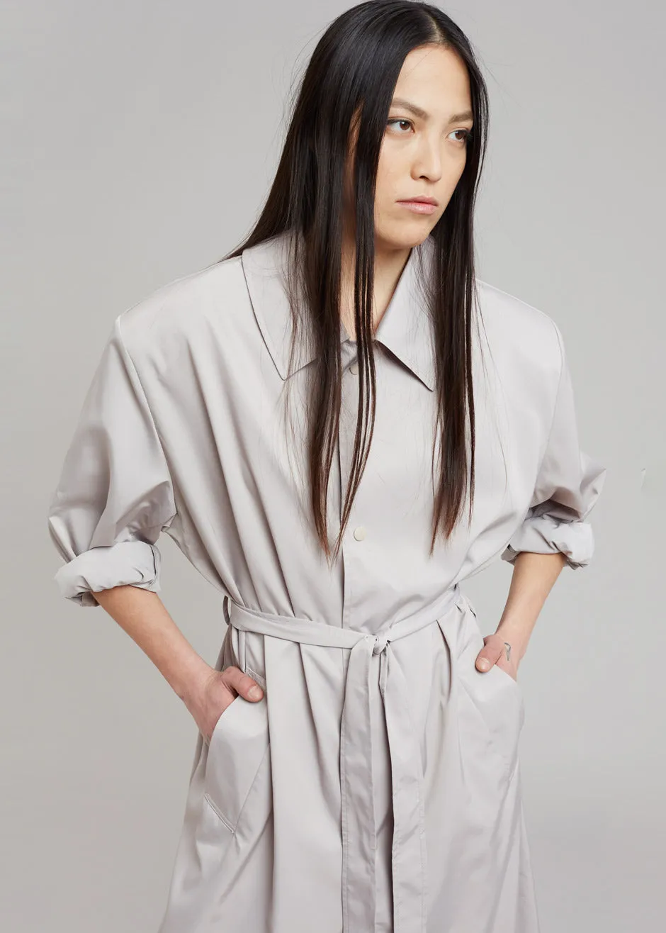 Eddie Statement Shoulder Coat - Oyster sold by Frankie Shop product image thumbnail 4