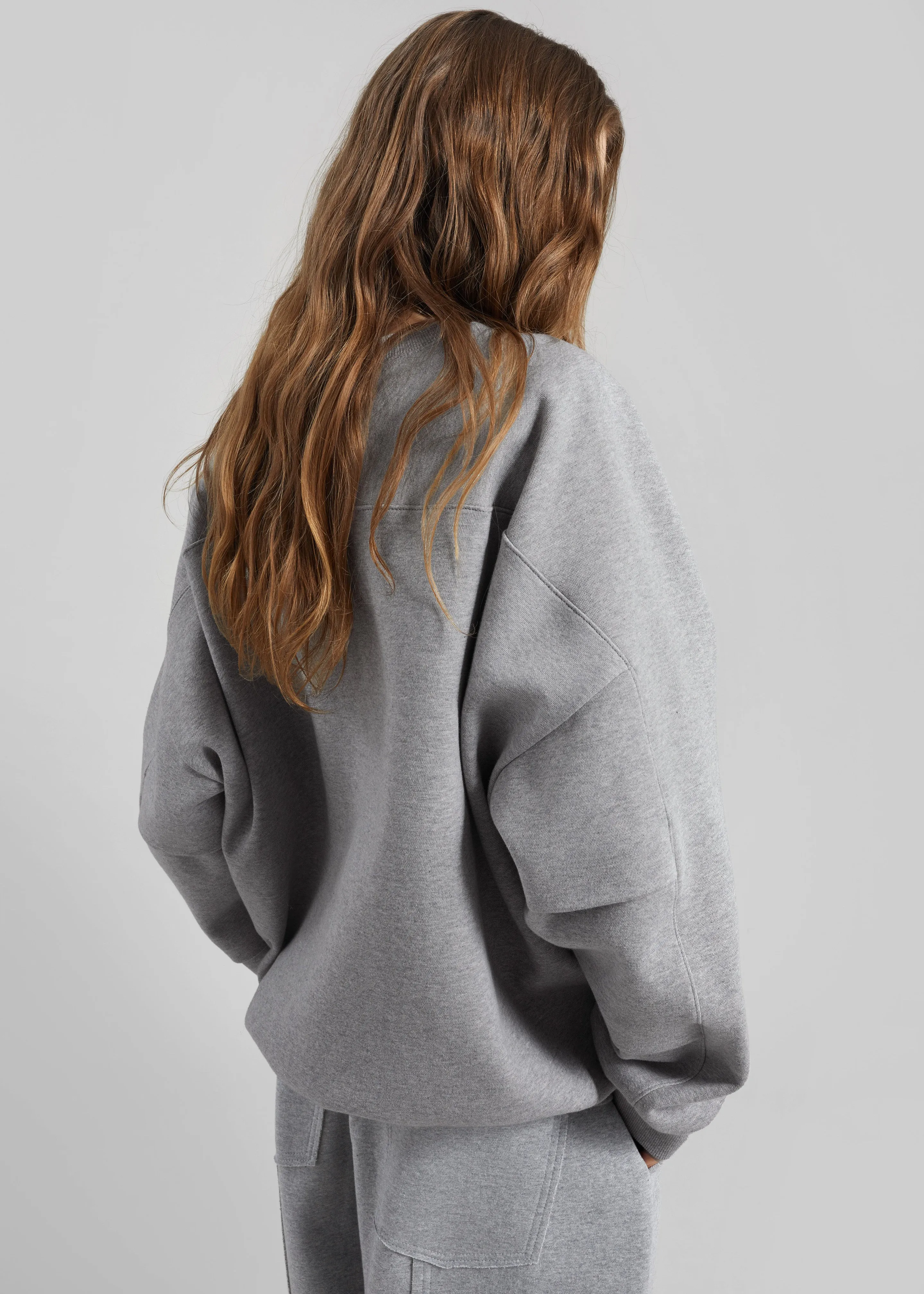 Lonay Balloon Sleeve Sweatshirt - Grey sold by Frankie Shop product image thumbnail 2