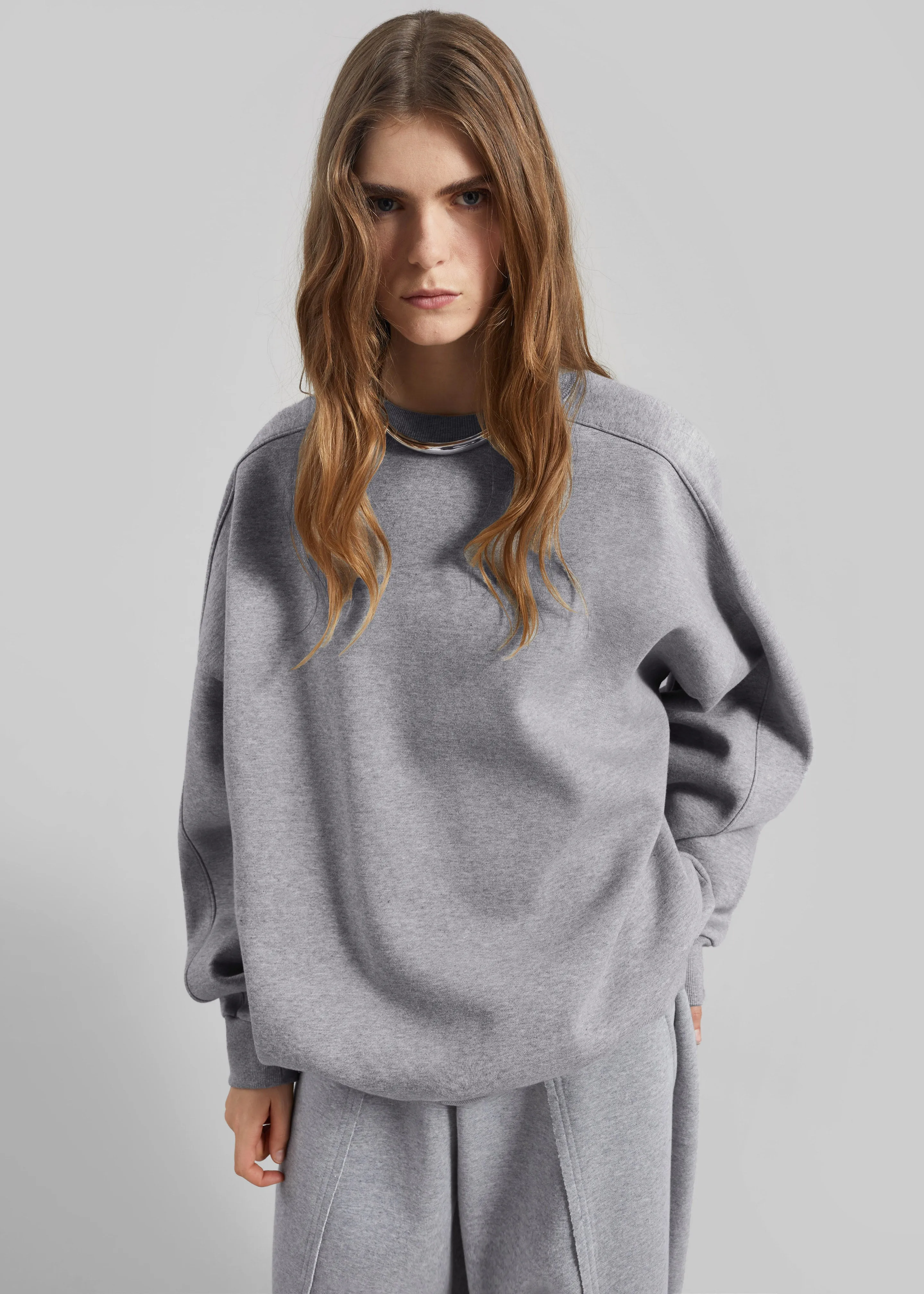 Lonay Balloon Sleeve Sweatshirt - Grey sold by Frankie Shop product image thumbnail 5
