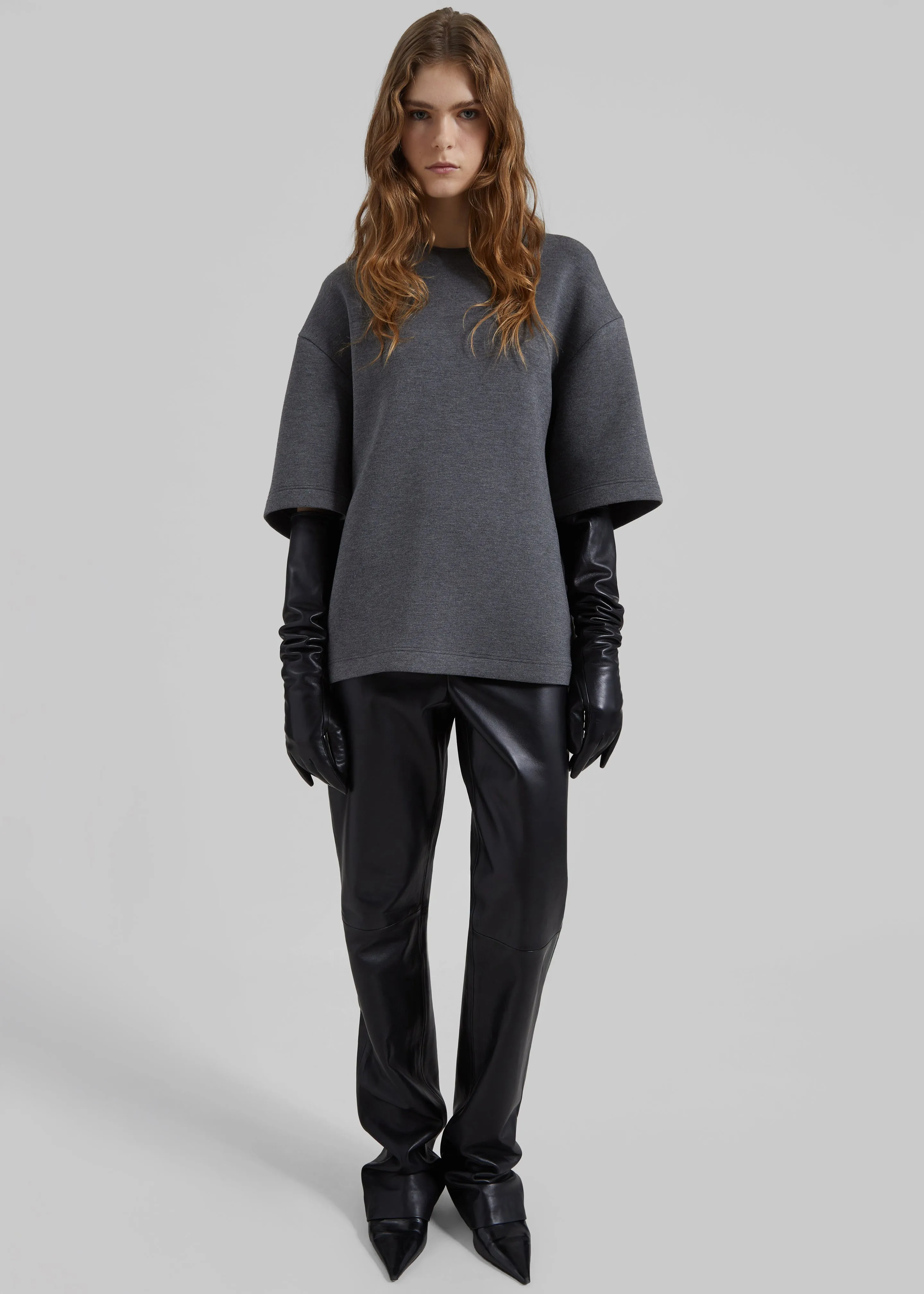 Delancey Neoprene Tee - Dark Grey sold by Frankie Shop product image thumbnail 2