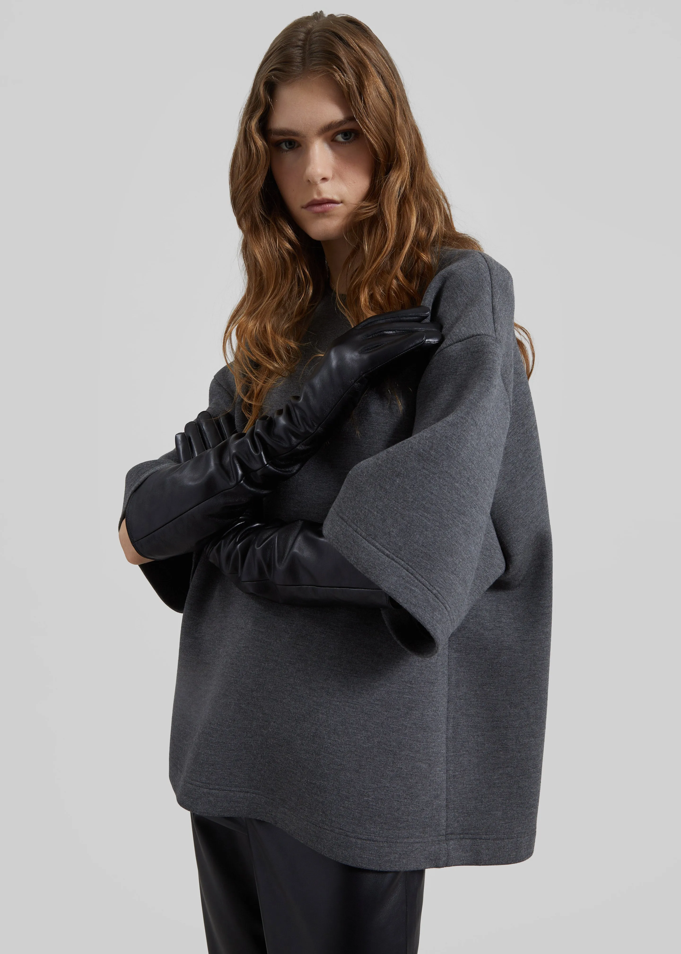 Delancey Neoprene Tee - Dark Grey sold by Frankie Shop product image thumbnail 4