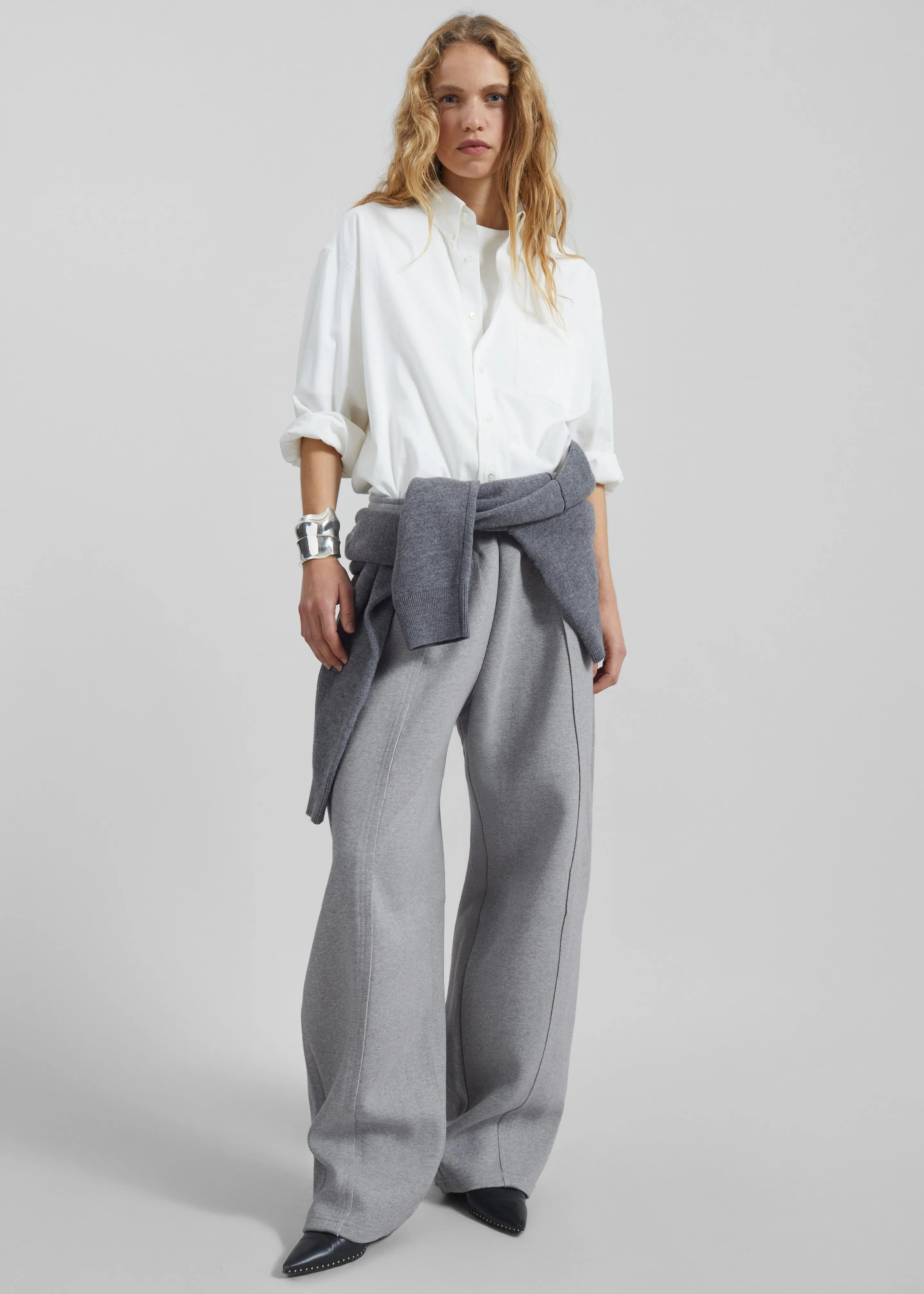 Keane Tapered Sweatpants - Grey sold by Frankie Shop product image thumbnail 3