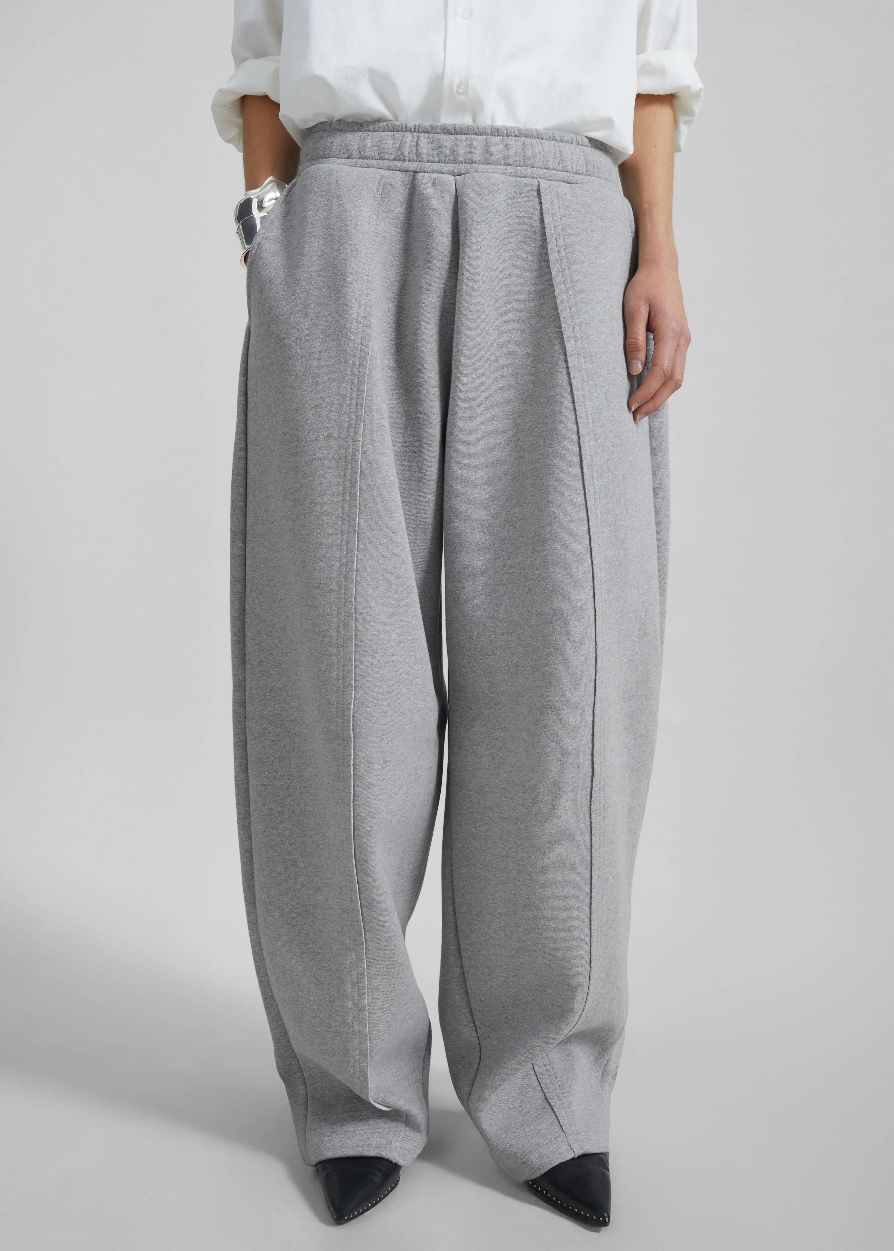 Keane Tapered Sweatpants - Grey sold by Frankie Shop product image thumbnail 4
