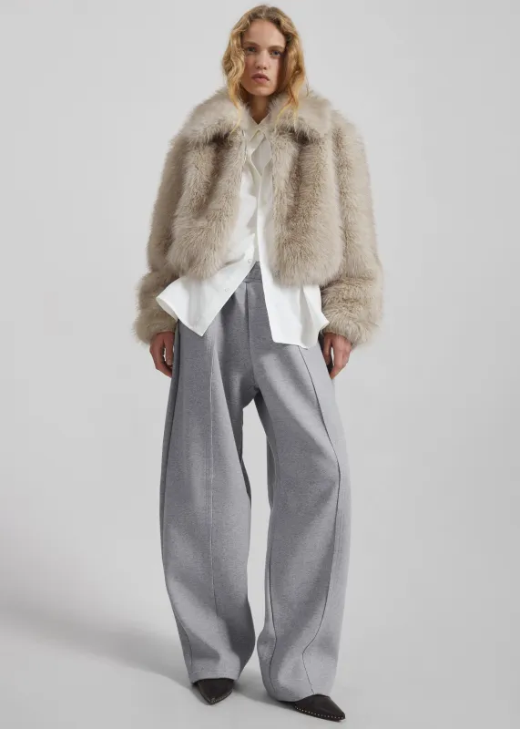 Keane Tapered Sweatpants - Grey sold by Frankie Shop