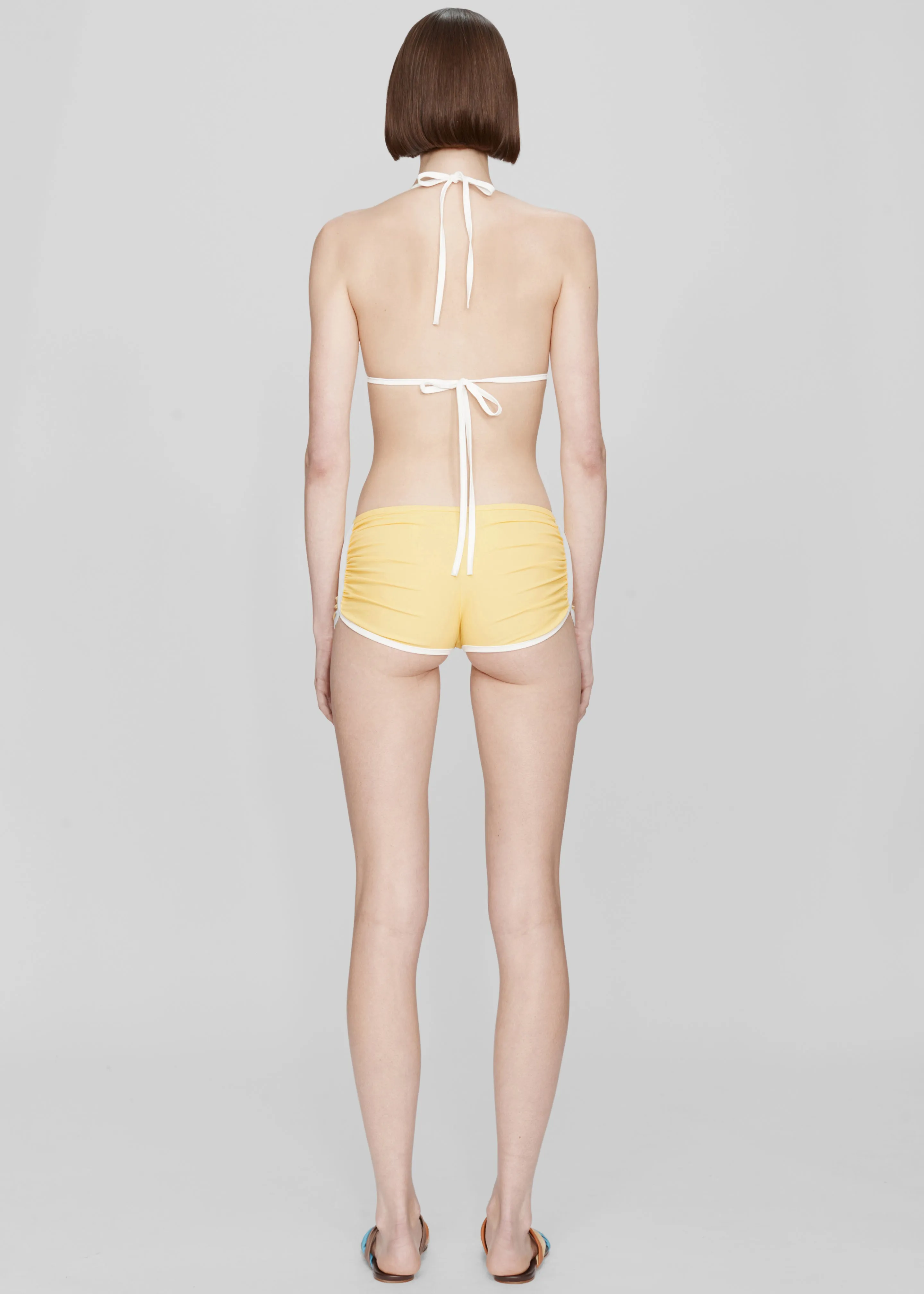 Christopher Esber Lanai Framed Micro Bikini Top - Zest/White sold by Frankie Shop product image thumbnail 4