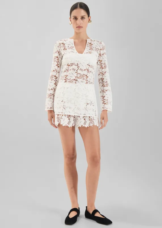 Solaqua Bonnie Shorts - Ivory sold by Frankie Shop