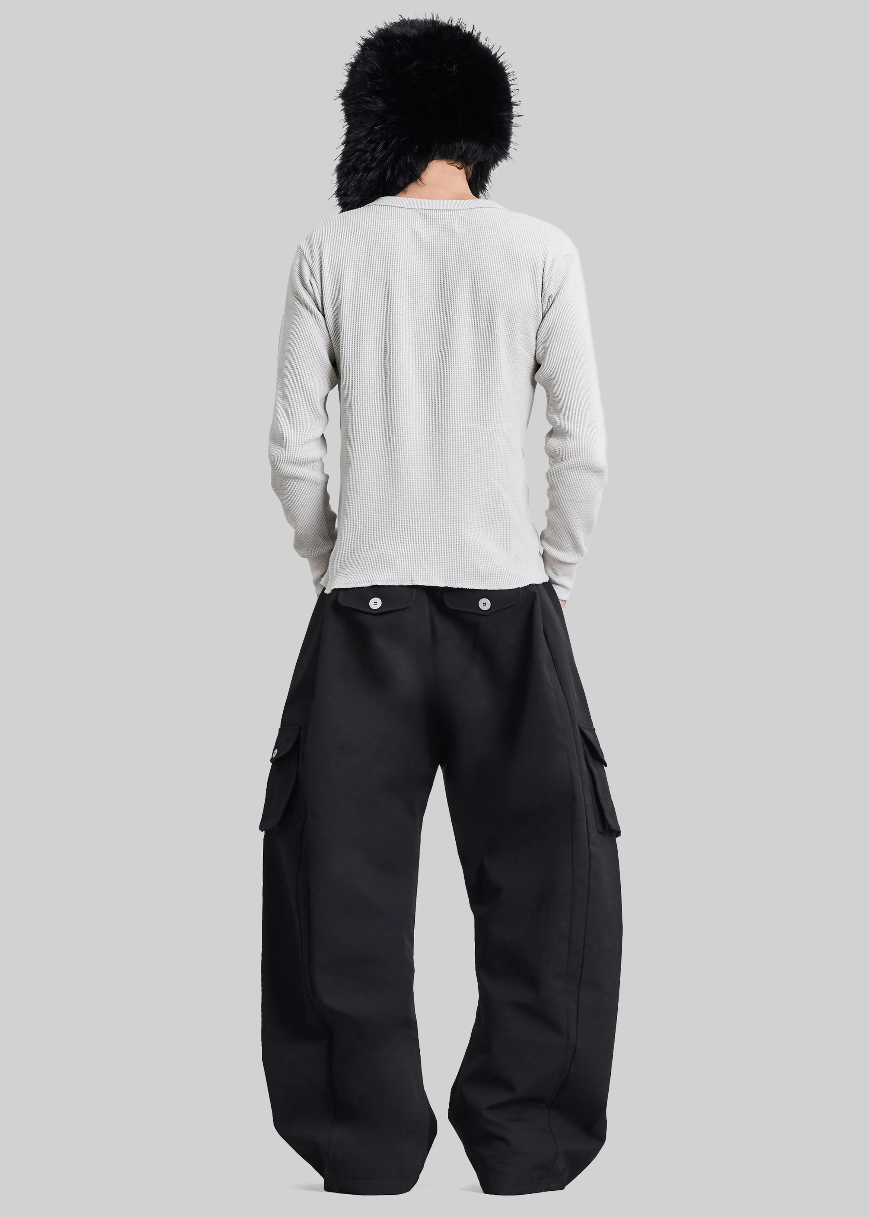 Pieces Uniques Monde Libre Thermal T-Shirt - Grey sold by Frankie Shop product image thumbnail 5