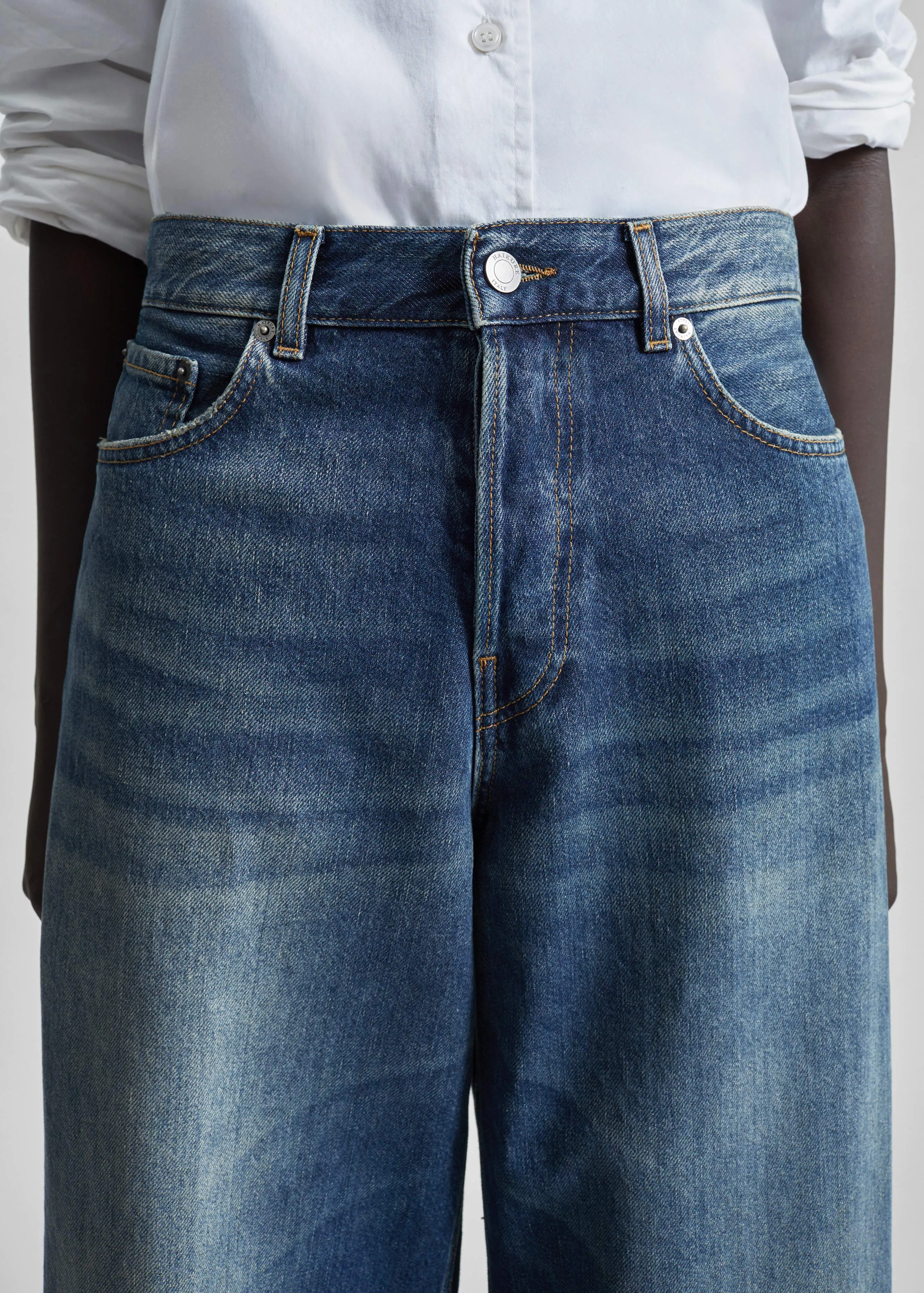 Haikure Bethany Pants - Intense Blue sold by Frankie Shop product image thumbnail 3