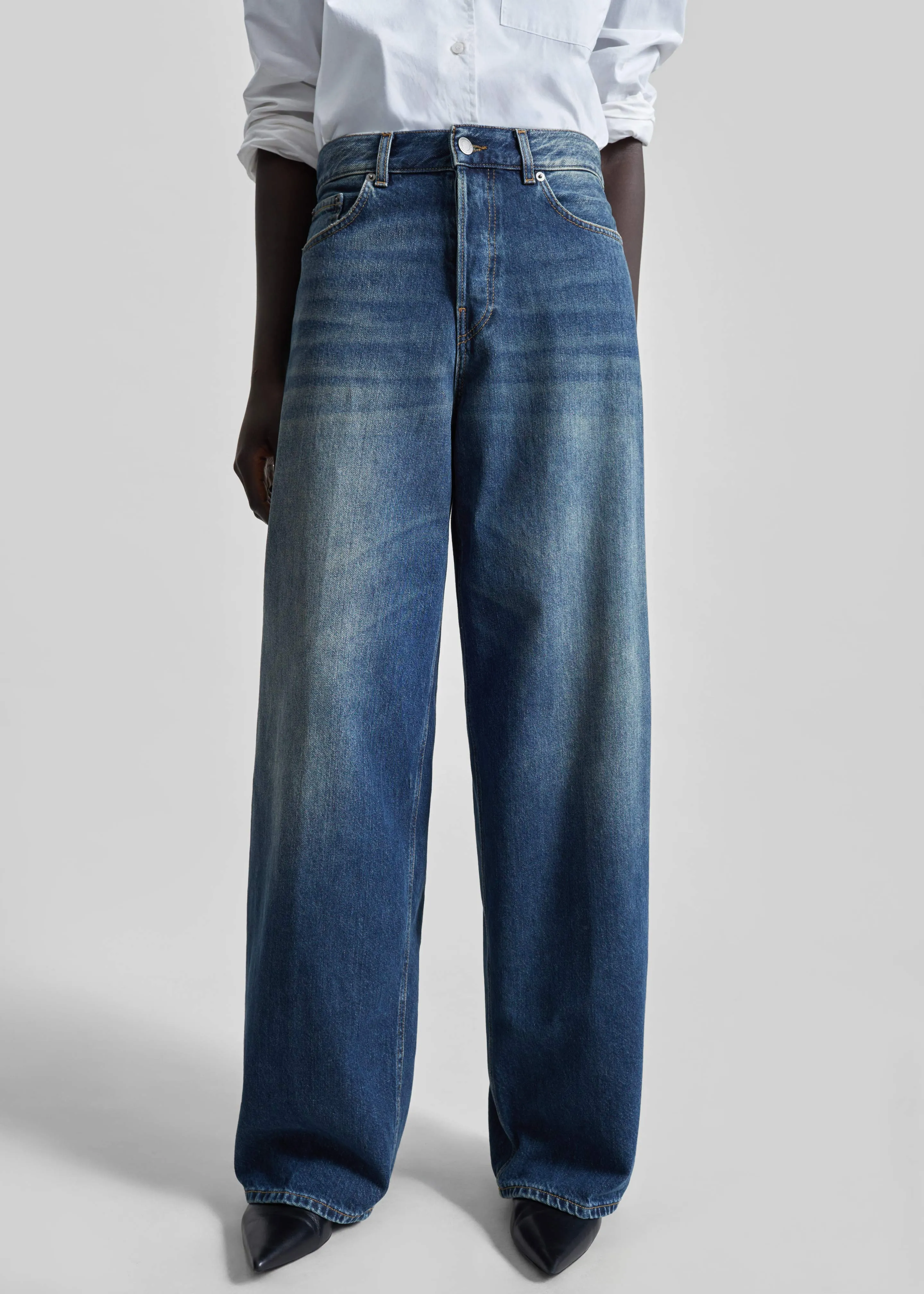 Haikure Bethany Pants - Intense Blue sold by Frankie Shop product image thumbnail 2