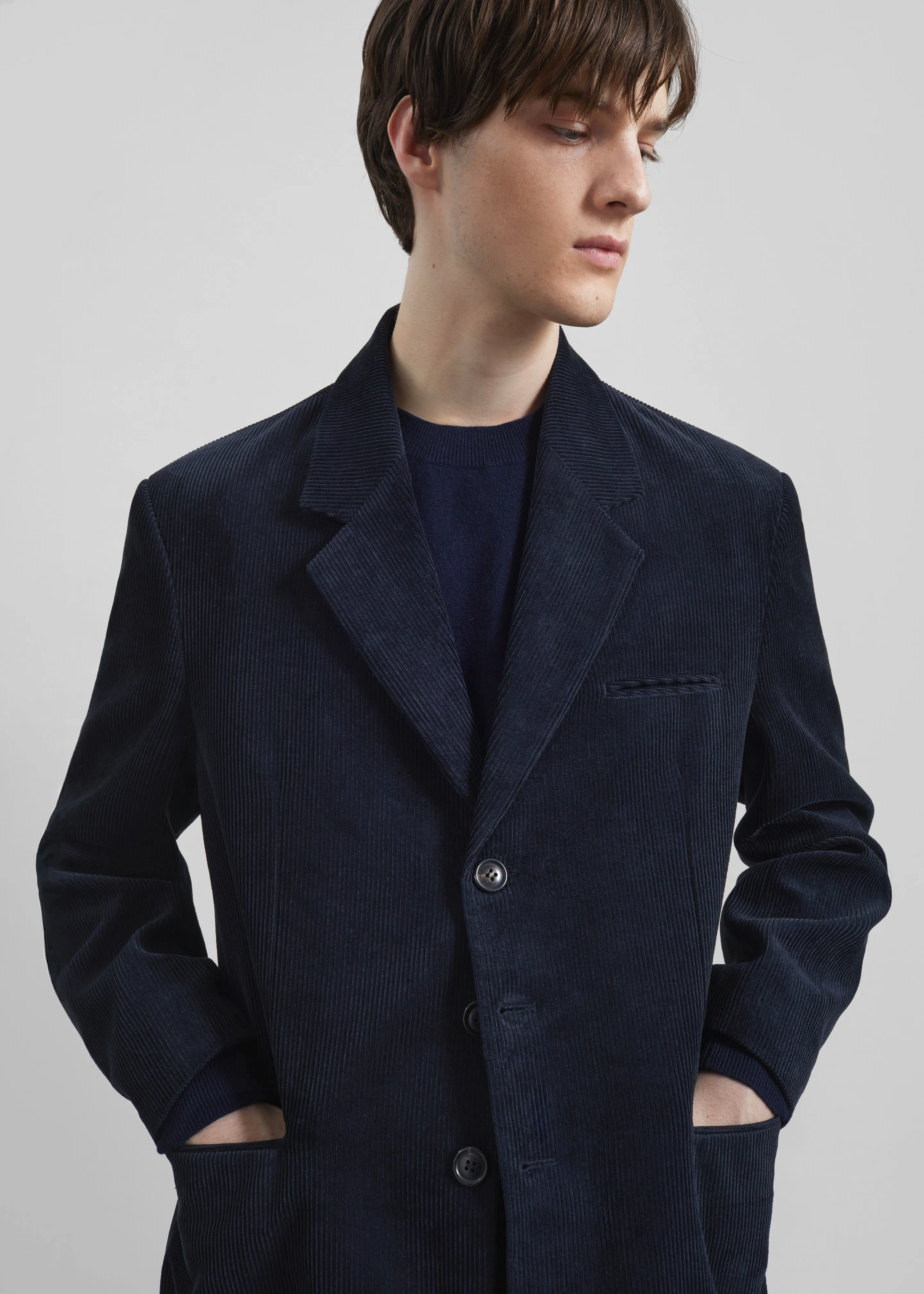 Bryant Corduroy Blazer - Dark Navy sold by Frankie Shop product image thumbnail 3