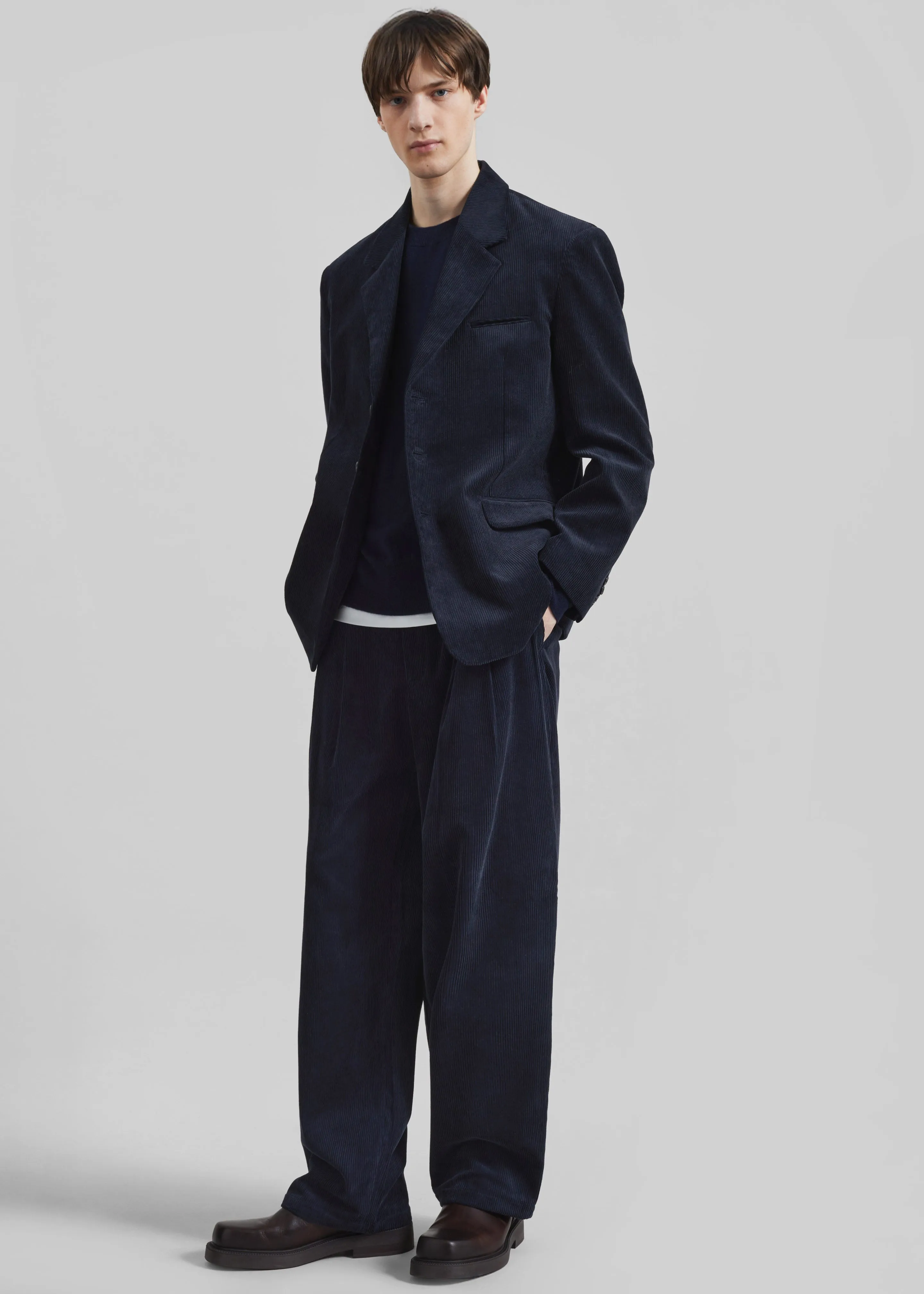 Bryant Corduroy Blazer - Dark Navy sold by Frankie Shop product image thumbnail 5