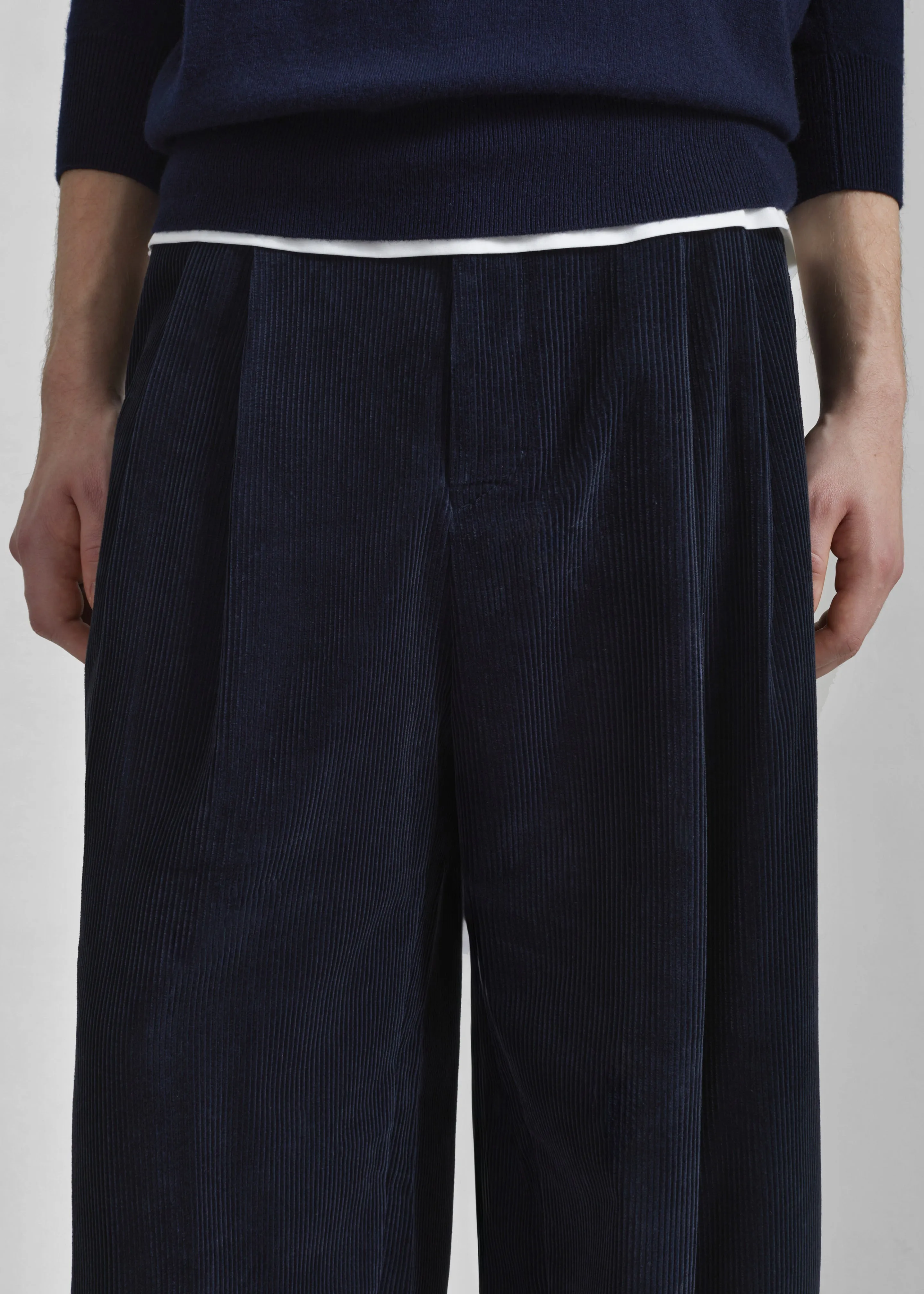 Bryant Corduroy Pants - Dark Navy sold by Frankie Shop product image thumbnail 4