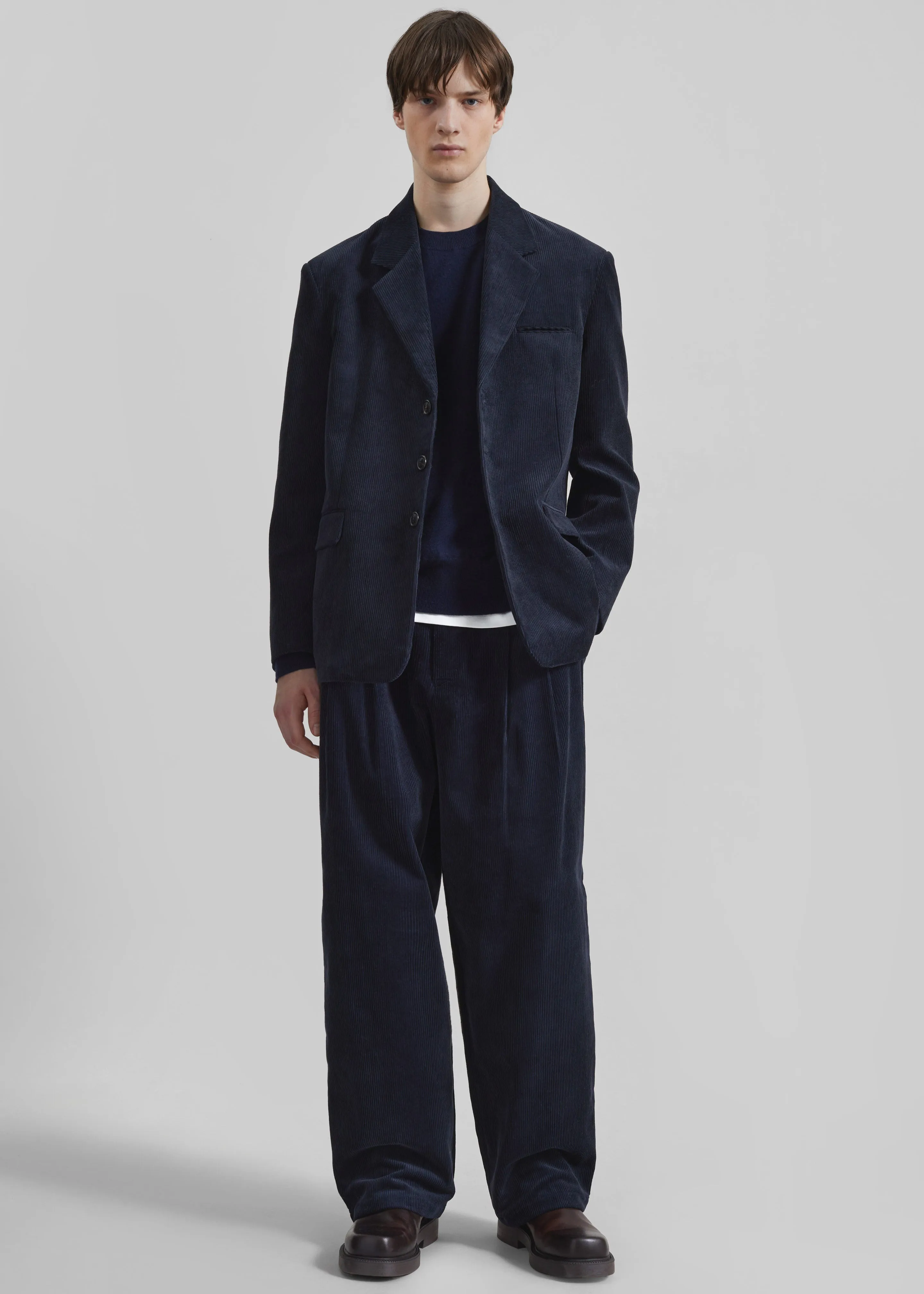 Bryant Corduroy Pants - Dark Navy sold by Frankie Shop product image thumbnail 2