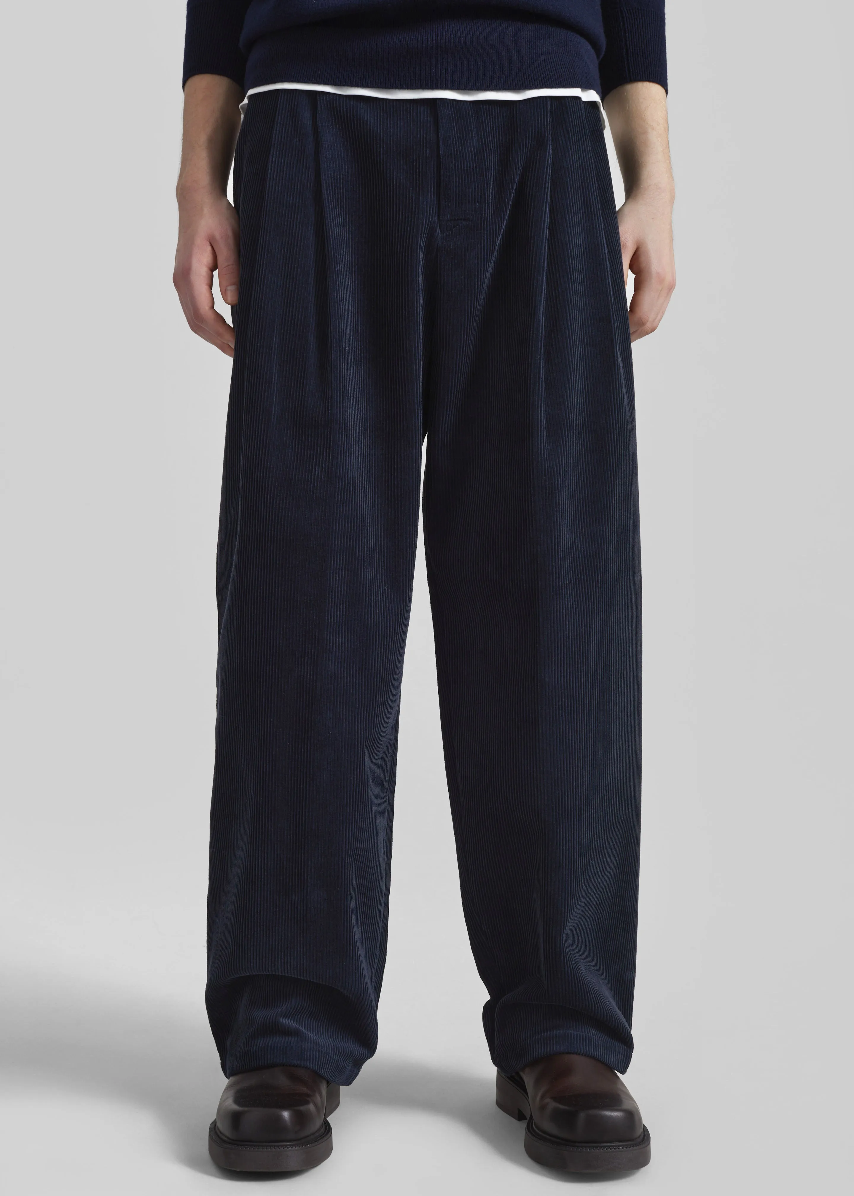 Bryant Corduroy Pants - Dark Navy sold by Frankie Shop product image thumbnail 3