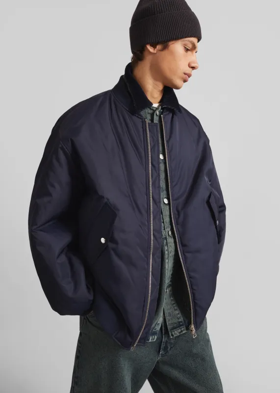 Astra Bomber Jacket - Navy sold by Frankie Shop