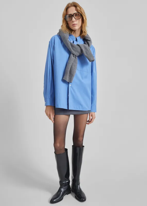 Bijnor Oxford Shirt - Blue sold by Frankie Shop