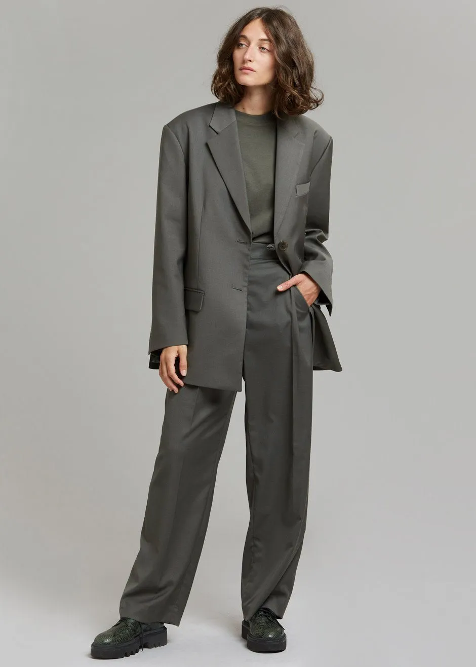 Zeyna Cross Blazer - Dark Olive sold by Frankie Shop product image thumbnail 2