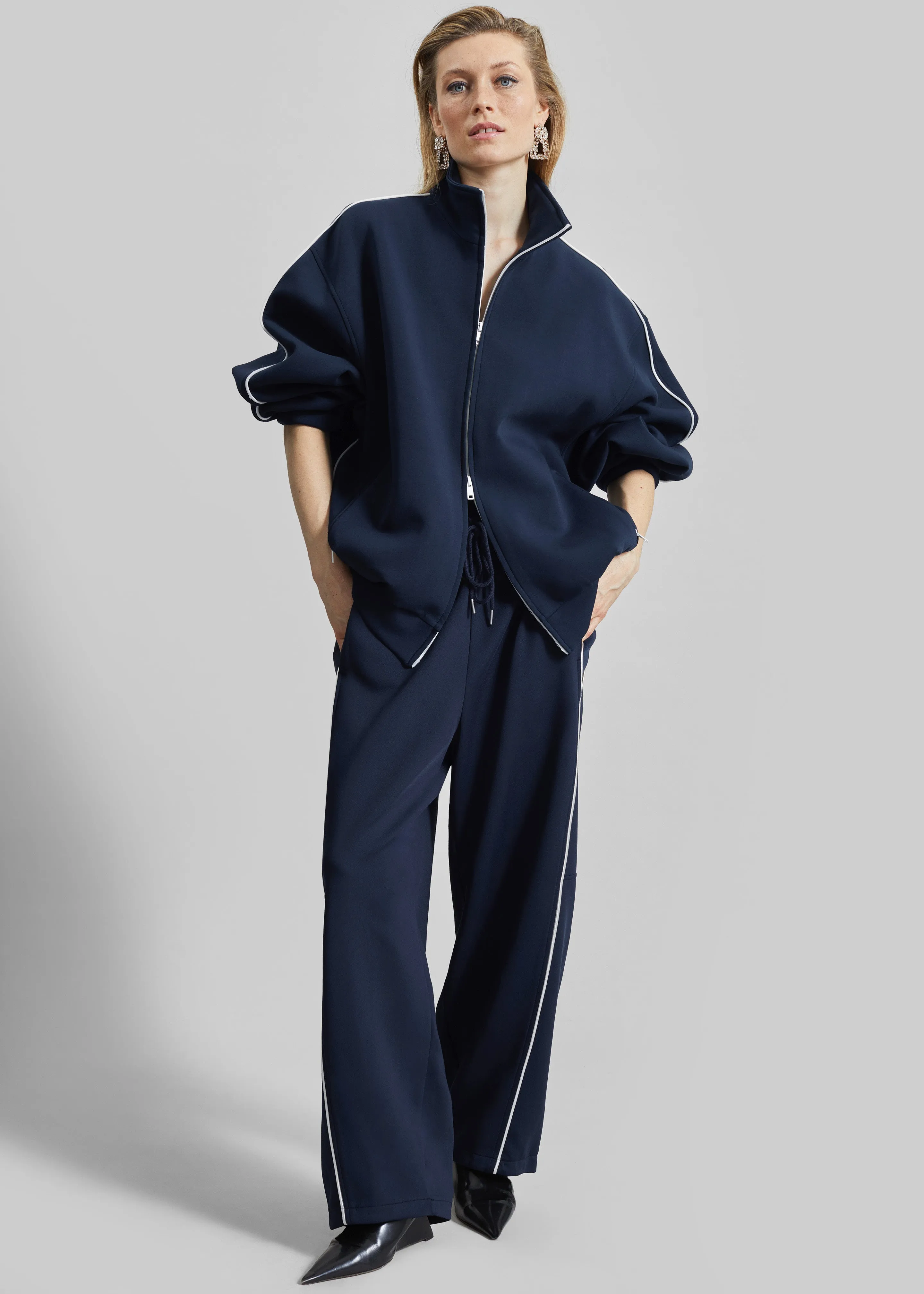 Nayen Track Pants - Navy sold by Frankie Shop product image thumbnail 3