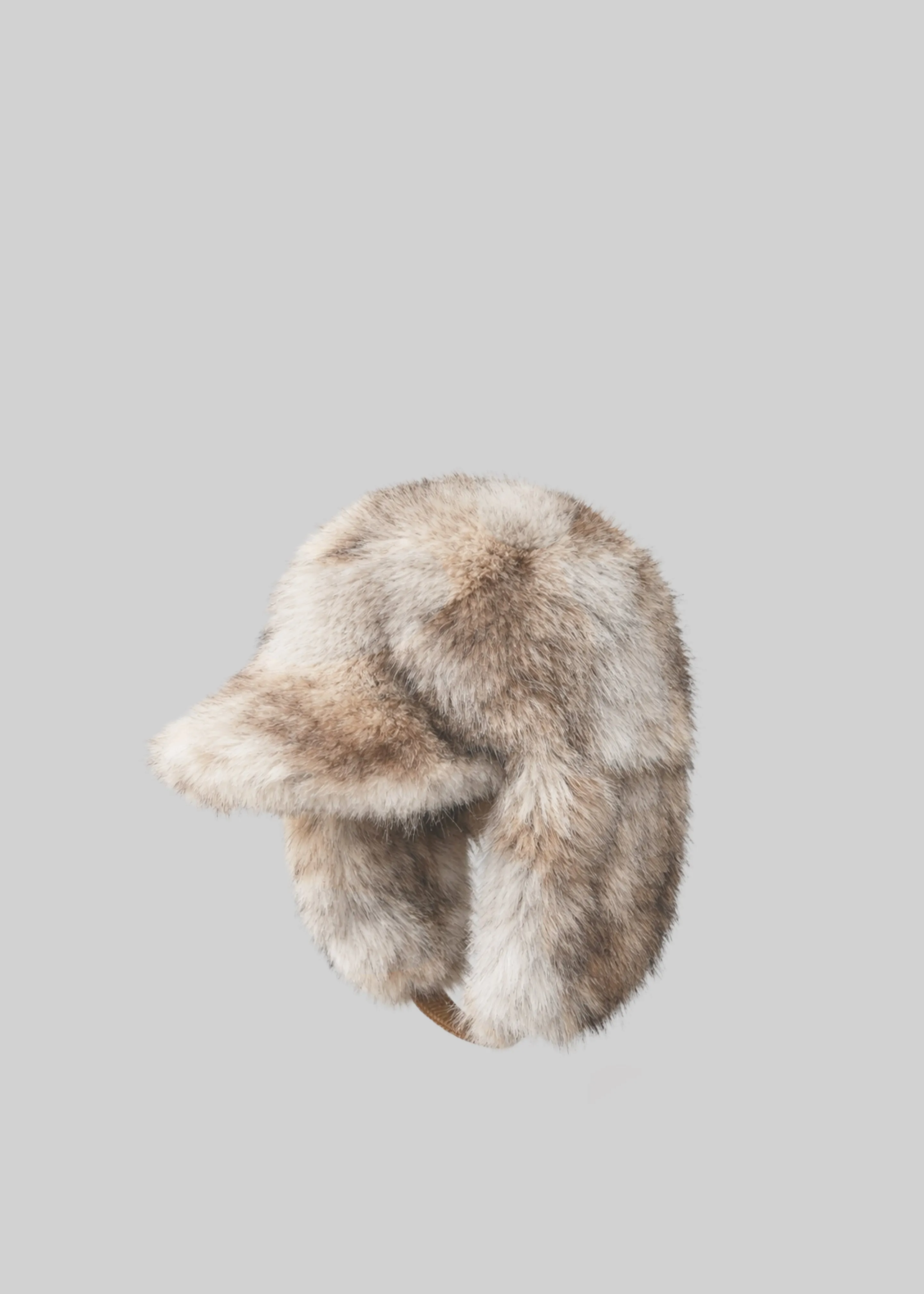 Freccia Faux Fur Aviator Hat - Grey sold by Frankie Shop product image thumbnail 2