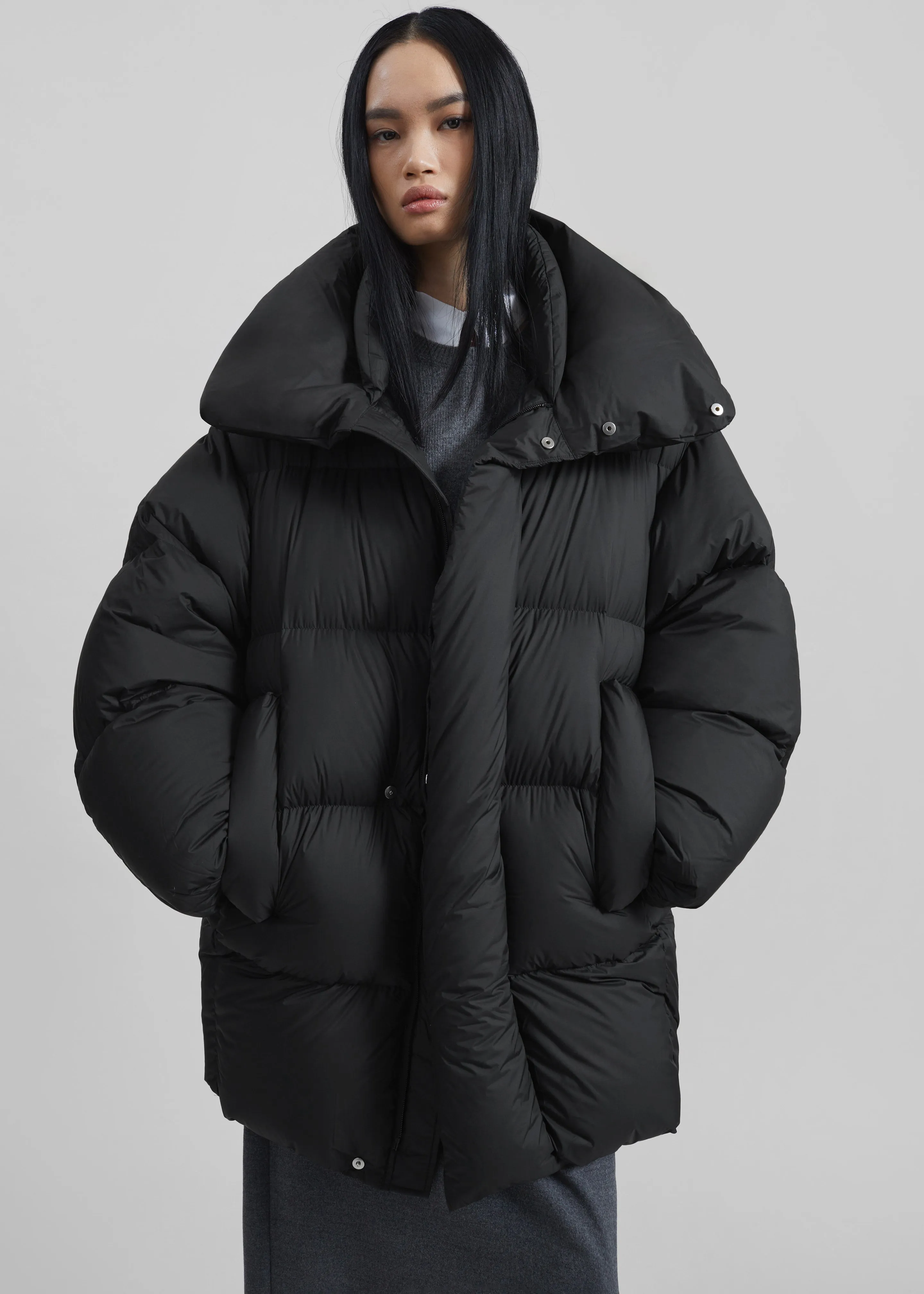 Ortler Puffer Jacket - Black sold by Frankie Shop product image thumbnail 4