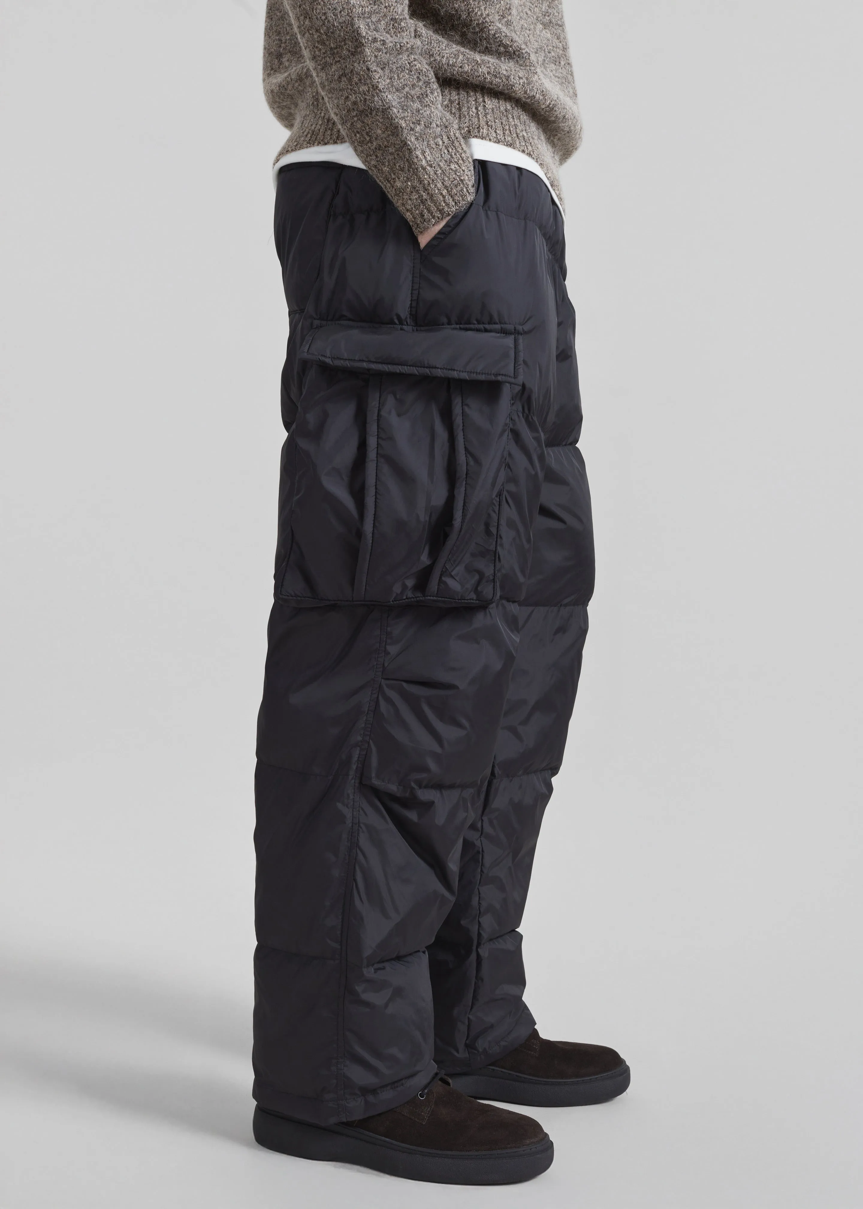 Zane Puffer Pants - Black sold by Frankie Shop product image thumbnail 2