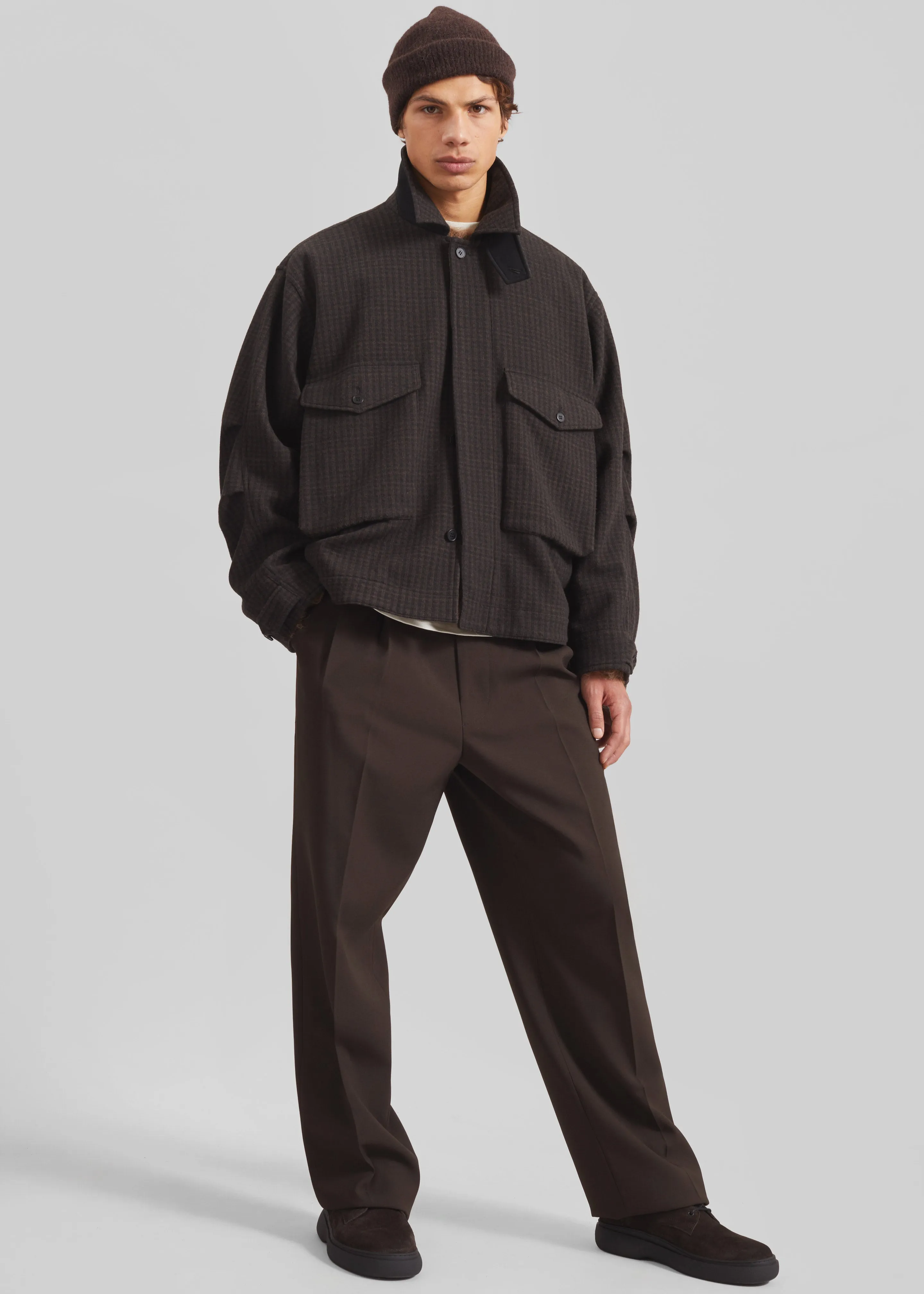 Dashiell Boxy Jacket - Black/Brown sold by Frankie Shop product image thumbnail 4