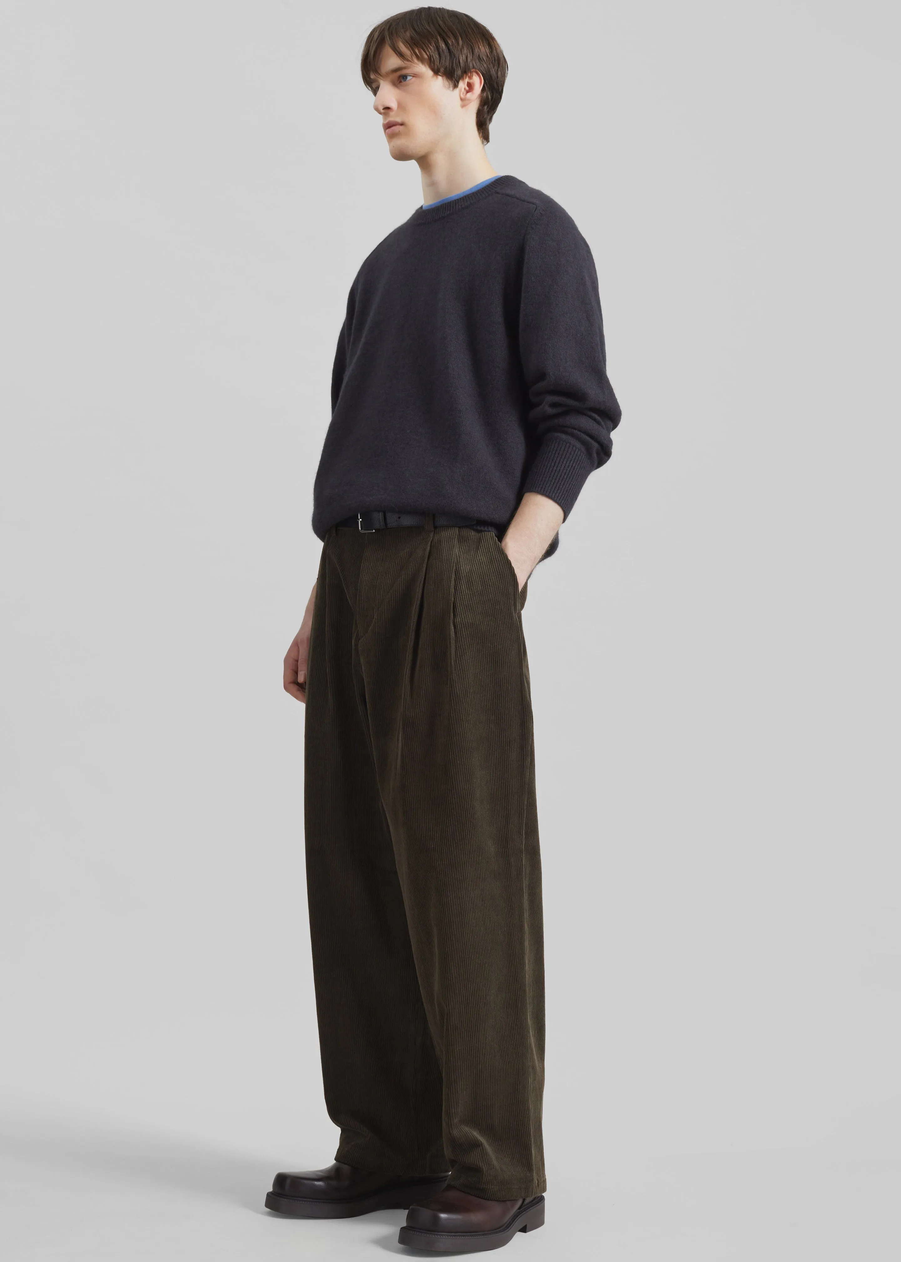 Bryant Corduroy Pants - Brown sold by Frankie Shop product image thumbnail 5