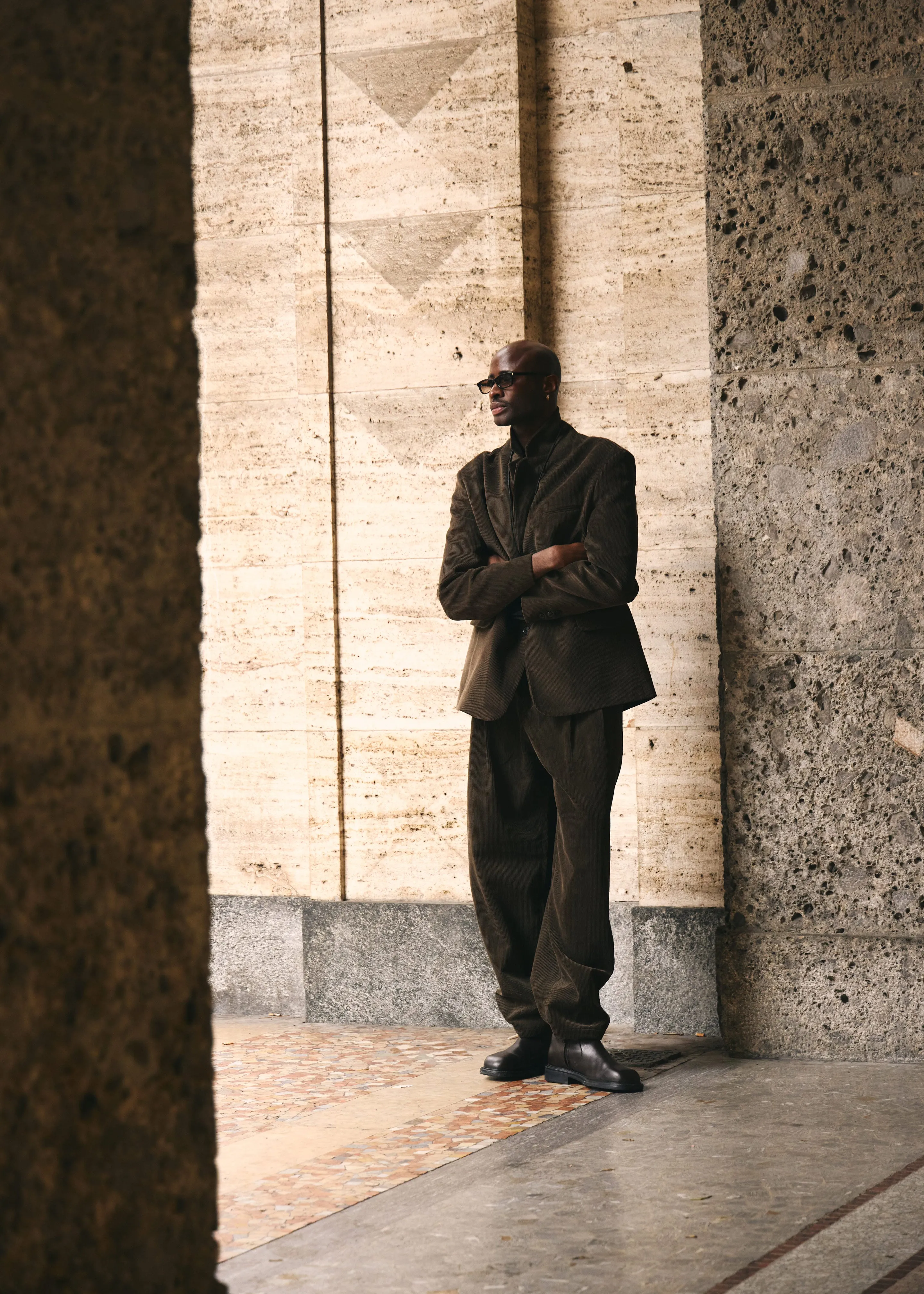 Bryant Corduroy Pants - Brown sold by Frankie Shop product image thumbnail 4