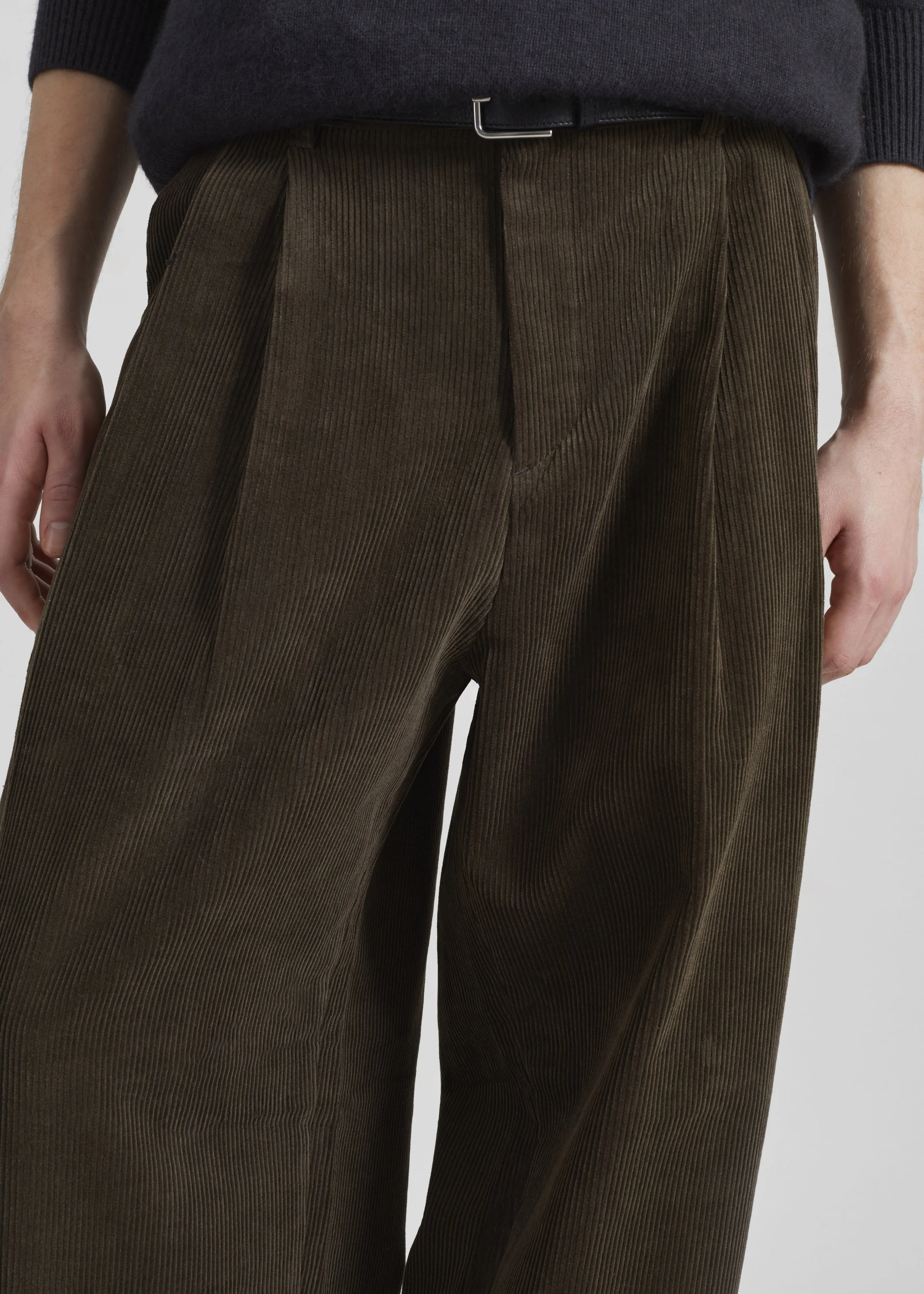 Bryant Corduroy Pants - Brown sold by Frankie Shop product image thumbnail 2
