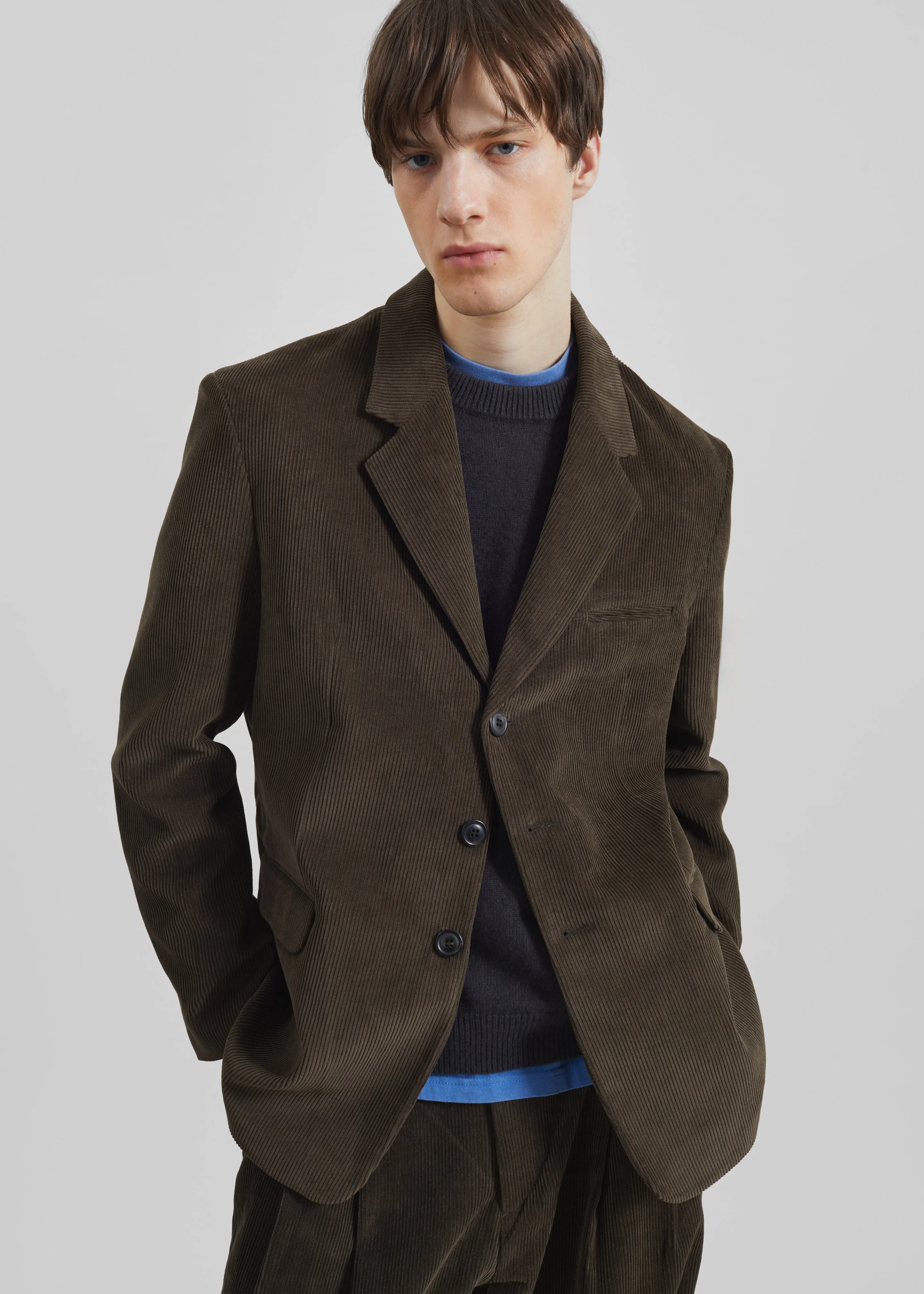 Bryant Corduroy Blazer - Brown sold by Frankie Shop