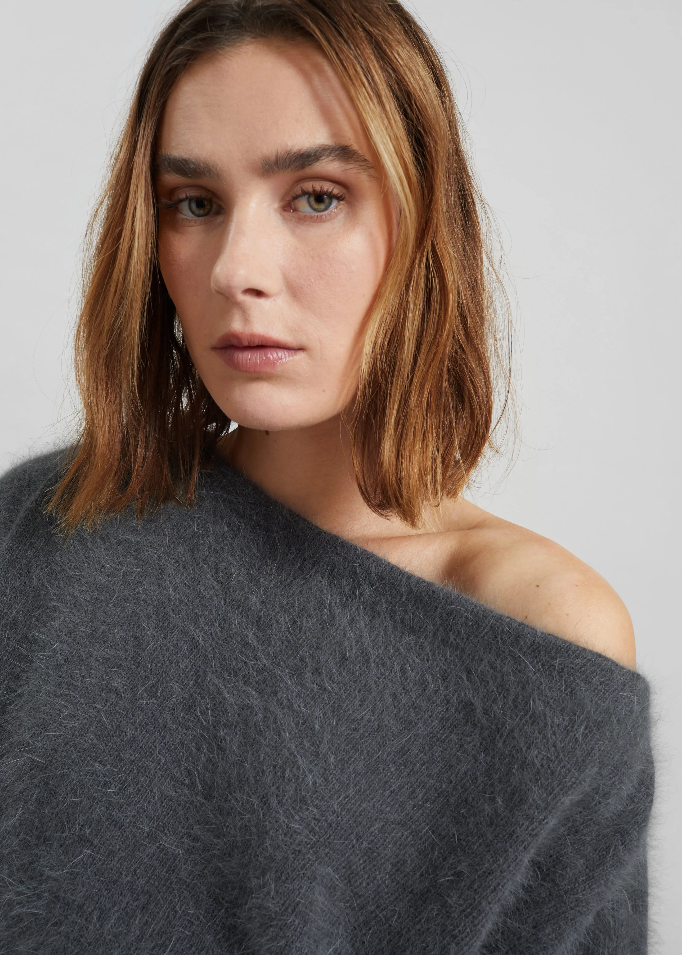 Almere Fuzzy Sweater - Dark Grey sold by Frankie Shop product image thumbnail 2