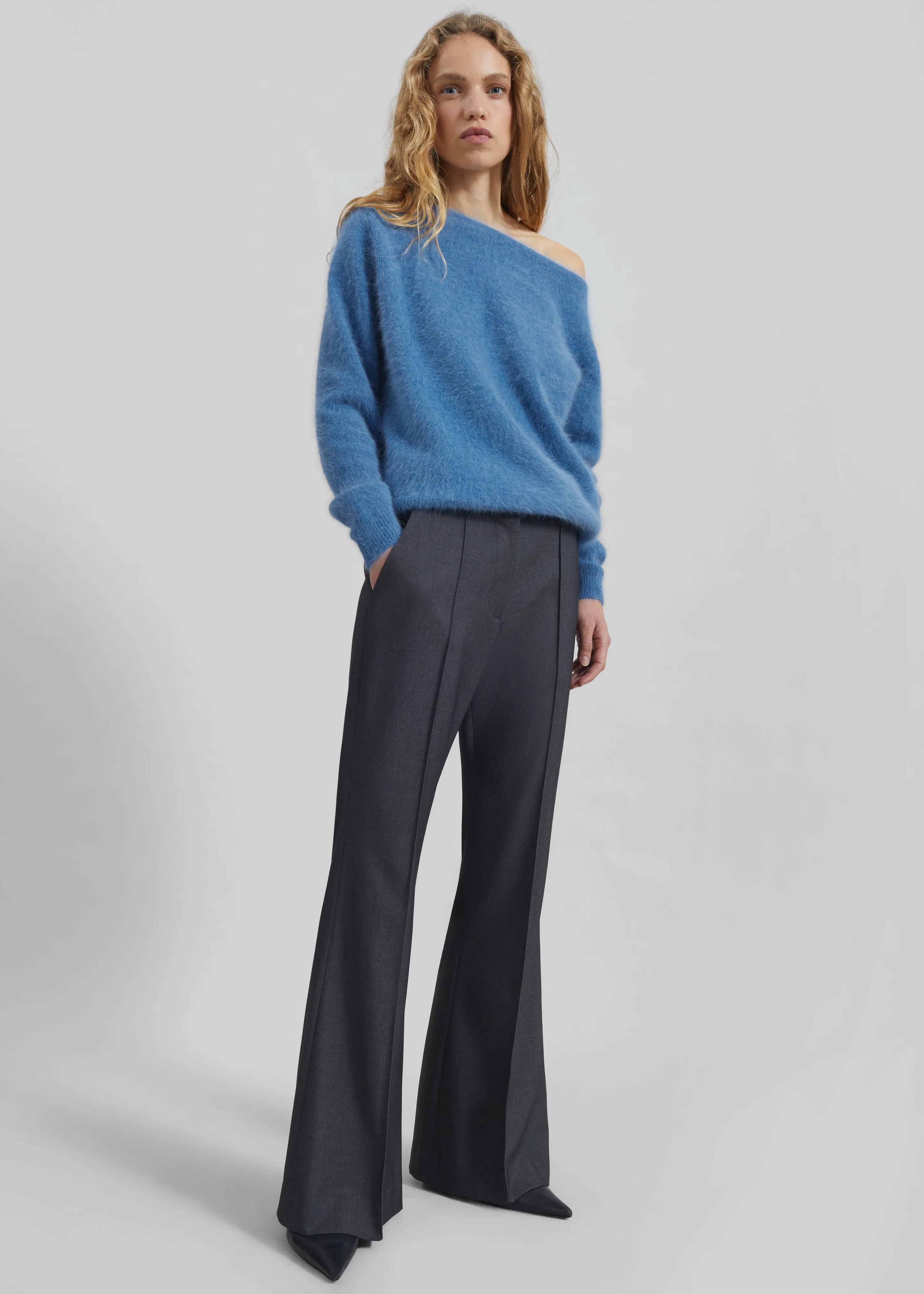 Almere Fuzzy Sweater - Cobalt sold by Frankie Shop product image thumbnail 3