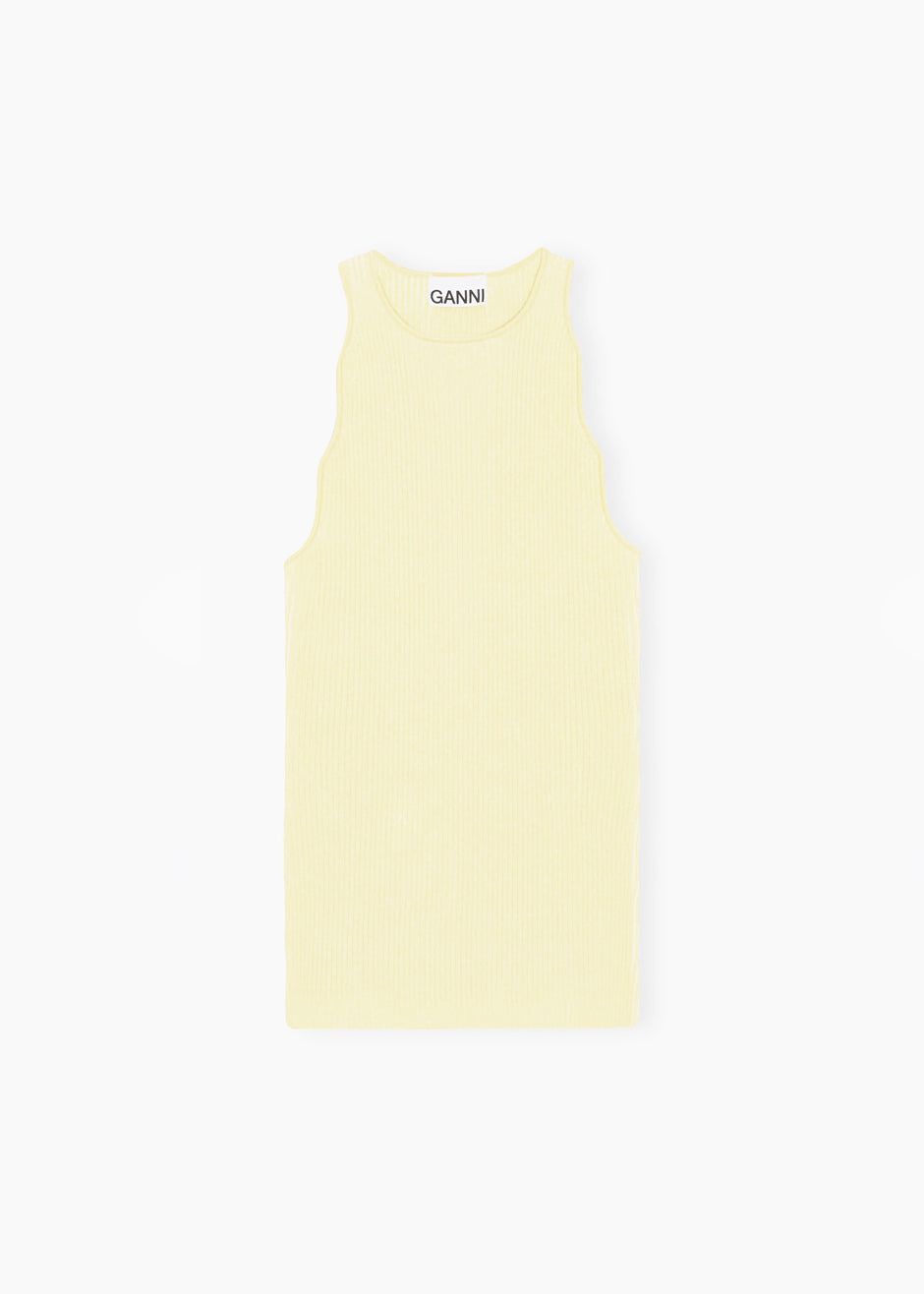 GANNI Sleeveless Knit Top - Flan sold by Frankie Shop product image thumbnail 6