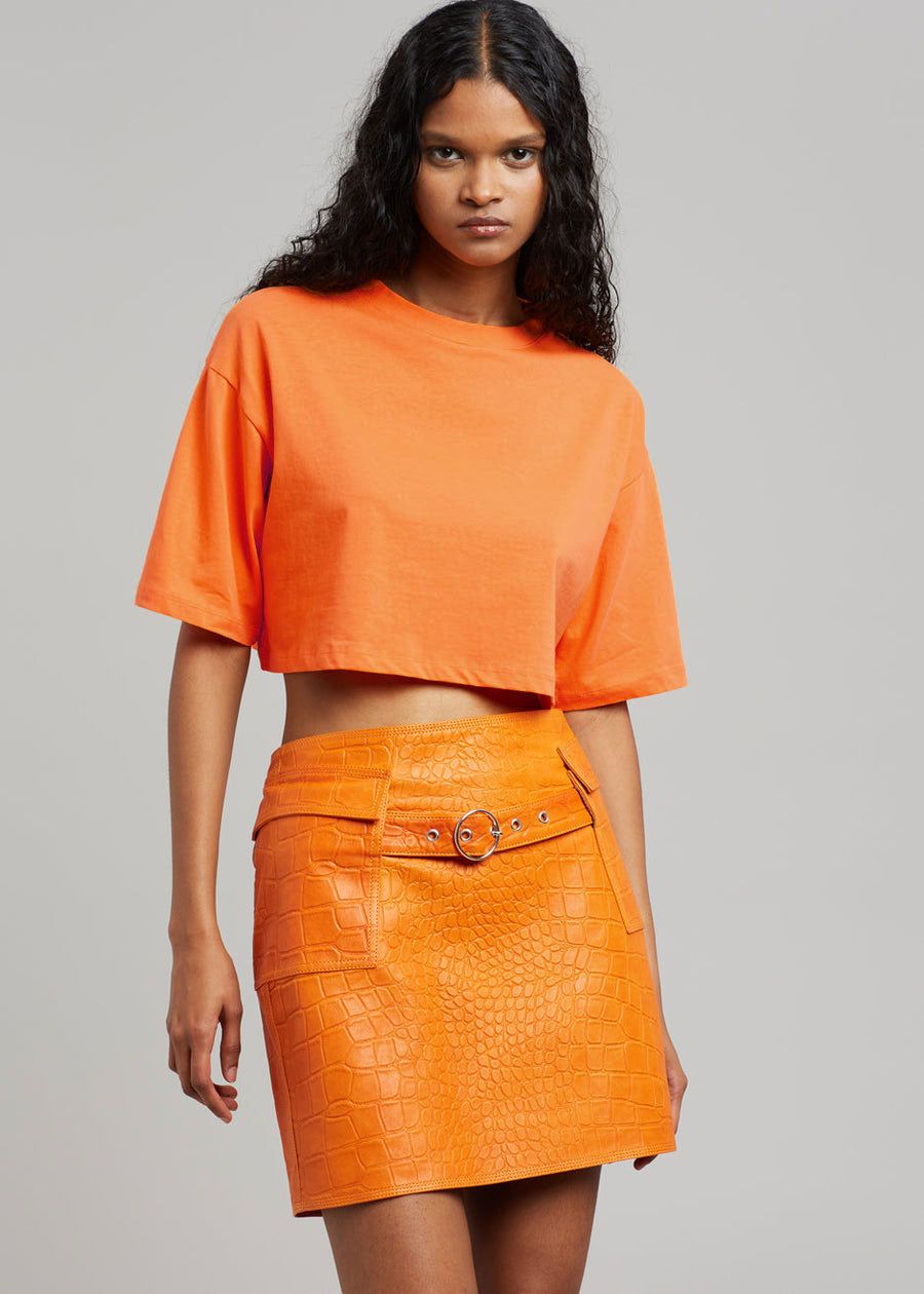 Karina Cropped T-Shirt - Orange sold by Frankie Shop product image thumbnail 2