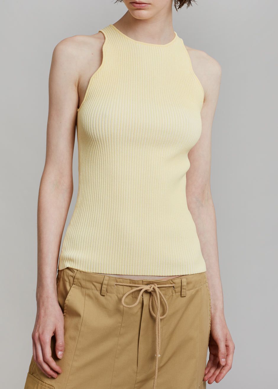 GANNI Sleeveless Knit Top - Flan sold by Frankie Shop product image thumbnail 2
