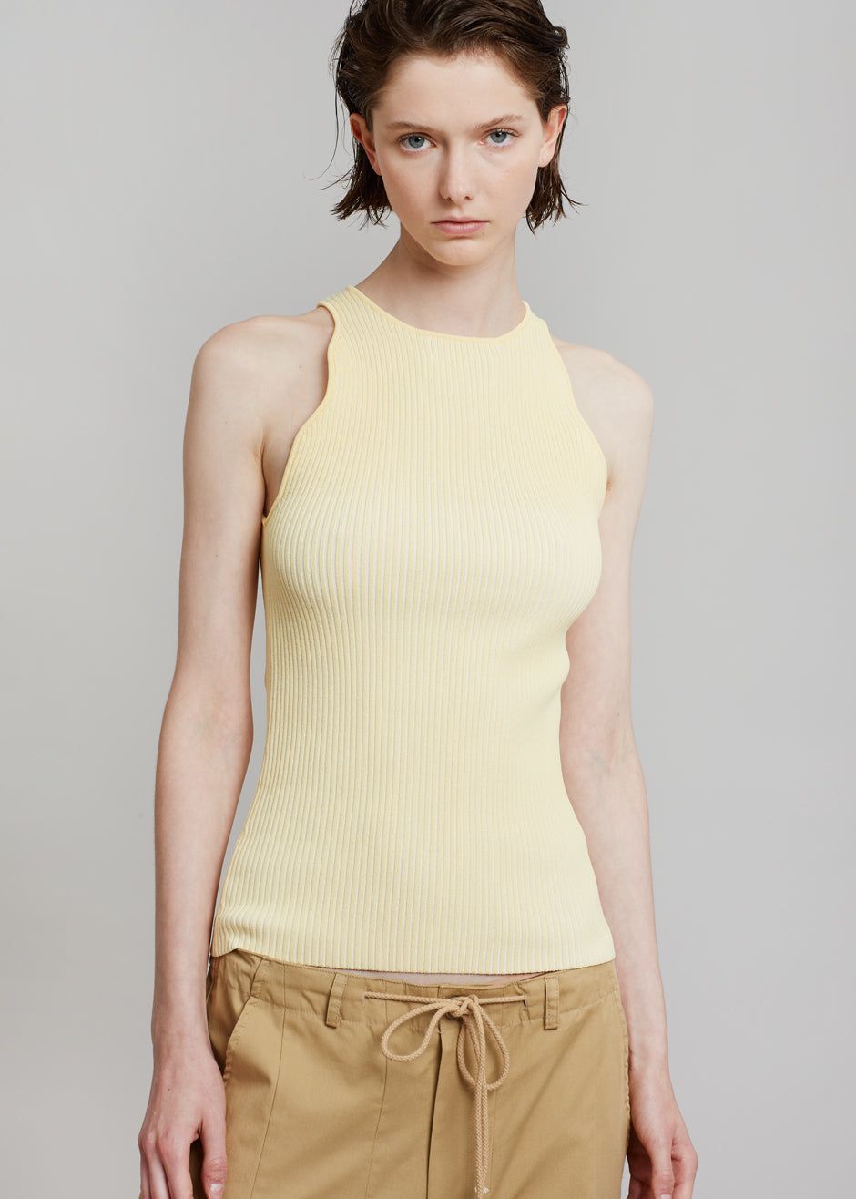 GANNI Sleeveless Knit Top - Flan sold by Frankie Shop product image thumbnail 4