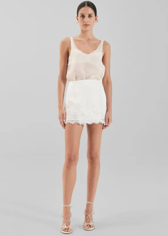 Solaqua Harper Skirt - Ivory made by Frankie Shop