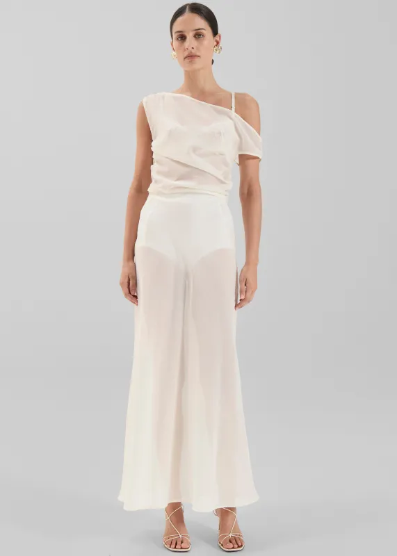 Solaqua Francesca Skirt - Ivory sold by Frankie Shop