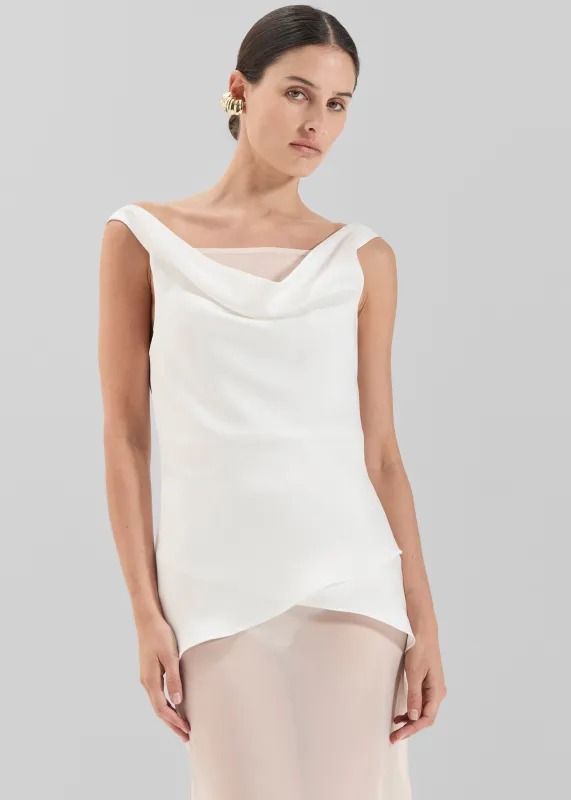 Solaqua Carla Top - Ivory sold by Frankie Shop