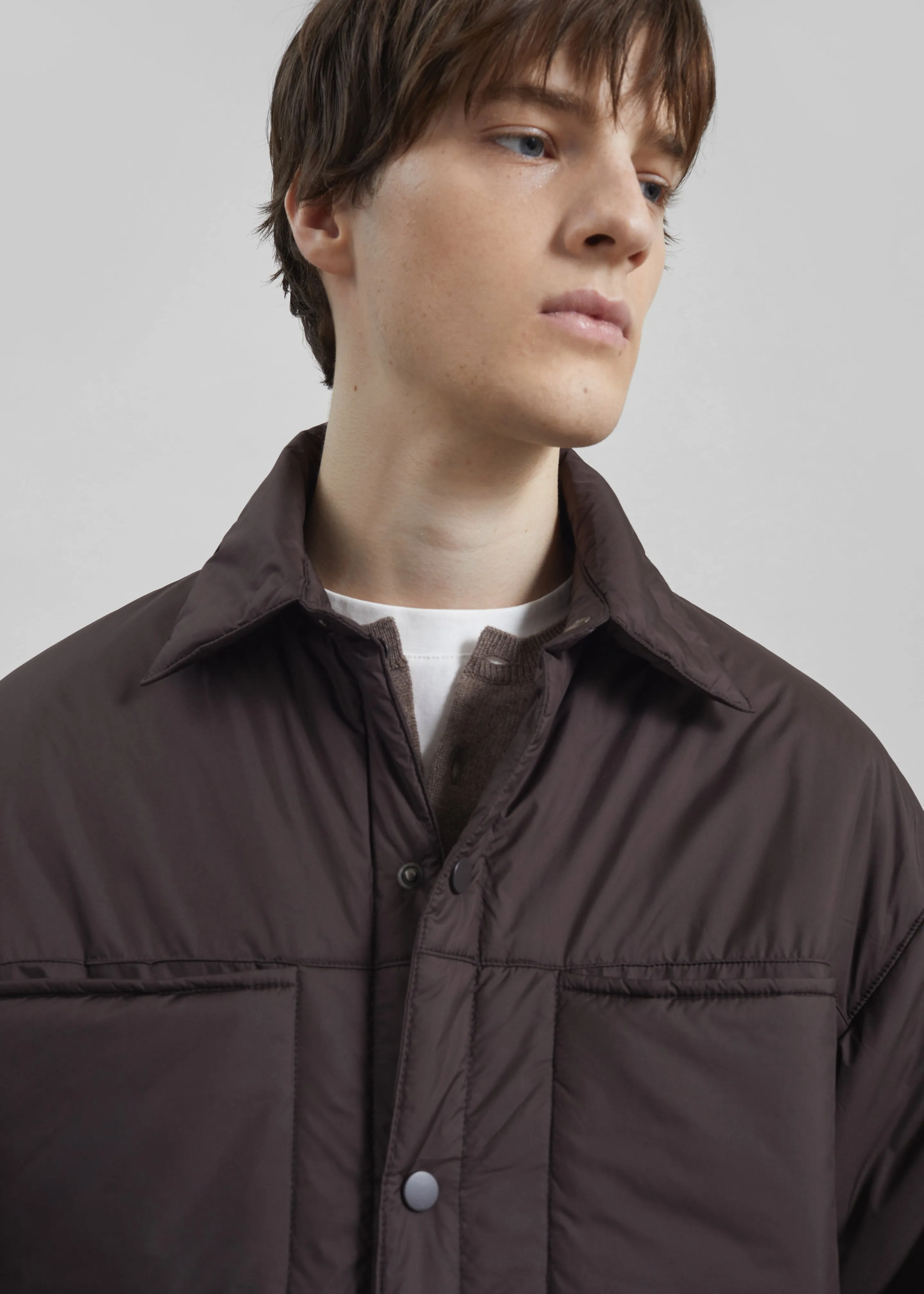 Reffroy Puffer Overshirt - Brown sold by Frankie Shop product image thumbnail 4