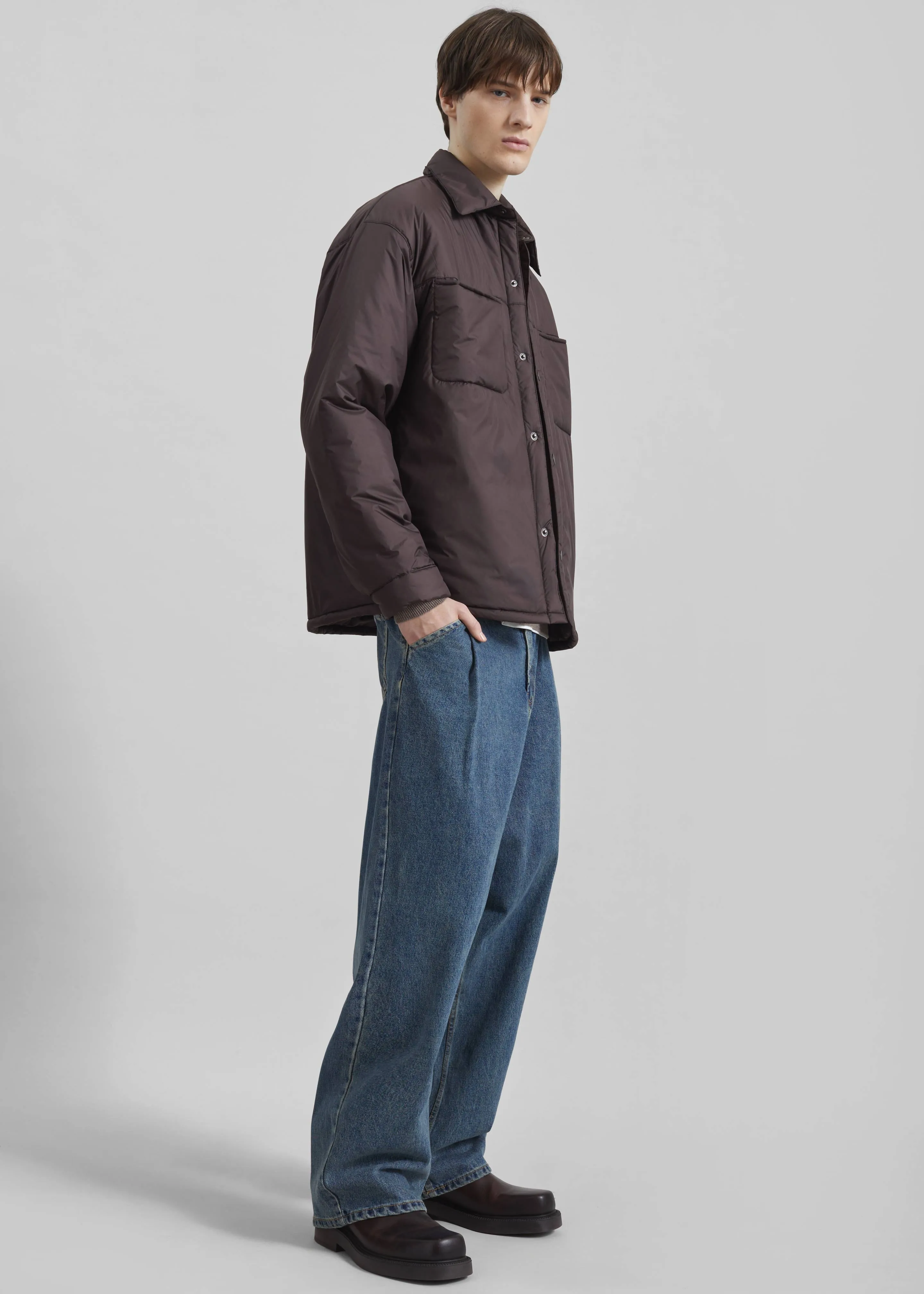 Reffroy Puffer Overshirt - Brown sold by Frankie Shop product image thumbnail 5